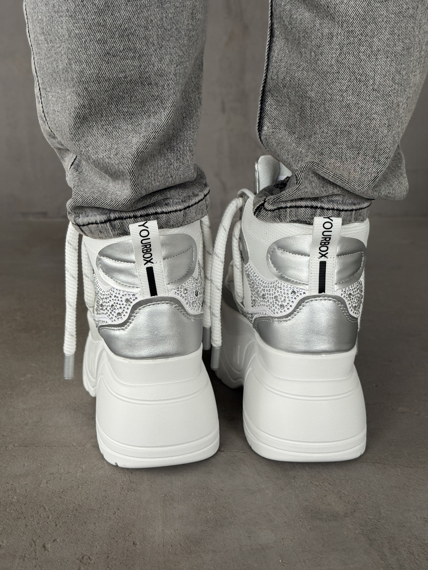 Ботинки женские экокожа