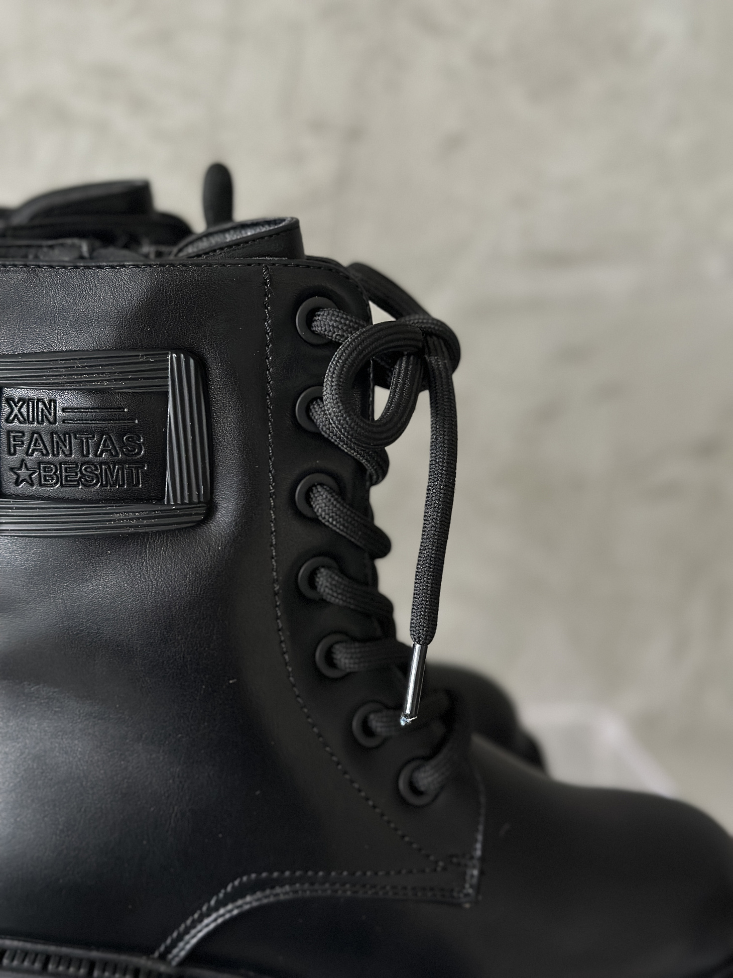 Ботинки детские экокожа шерсть