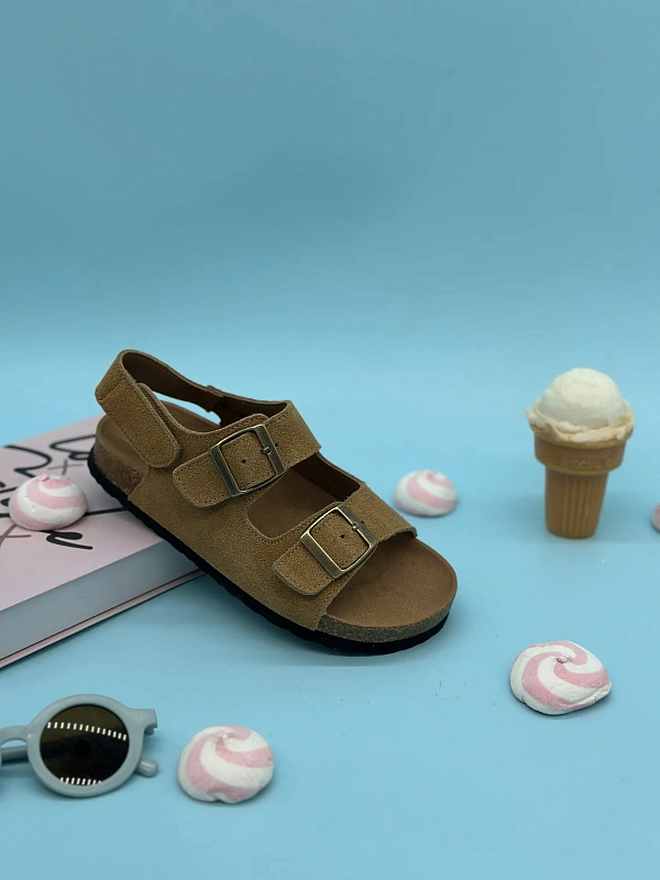 Подростковые босоножки летние натуральная замша