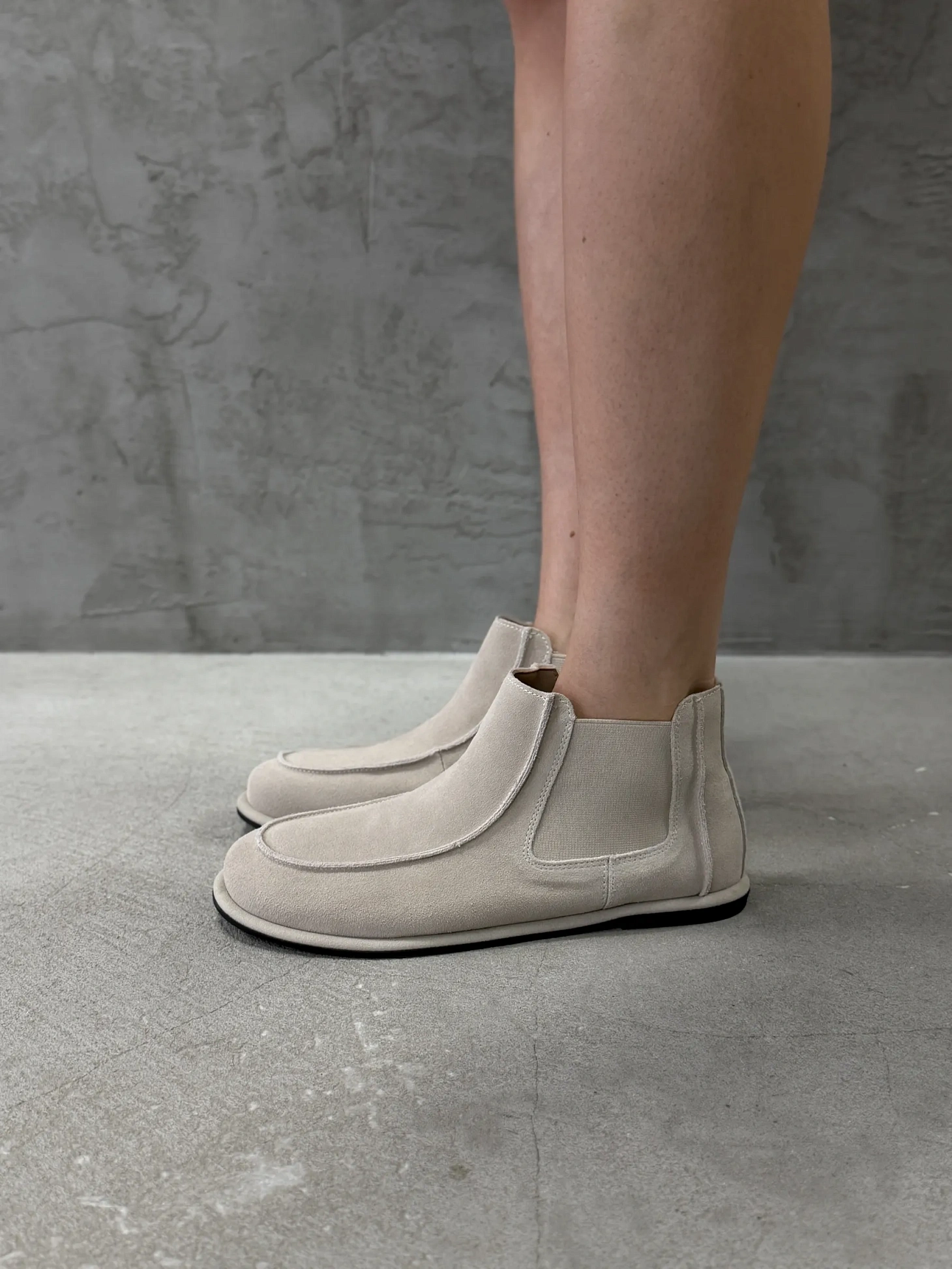 Ботинки женские замша натуральная