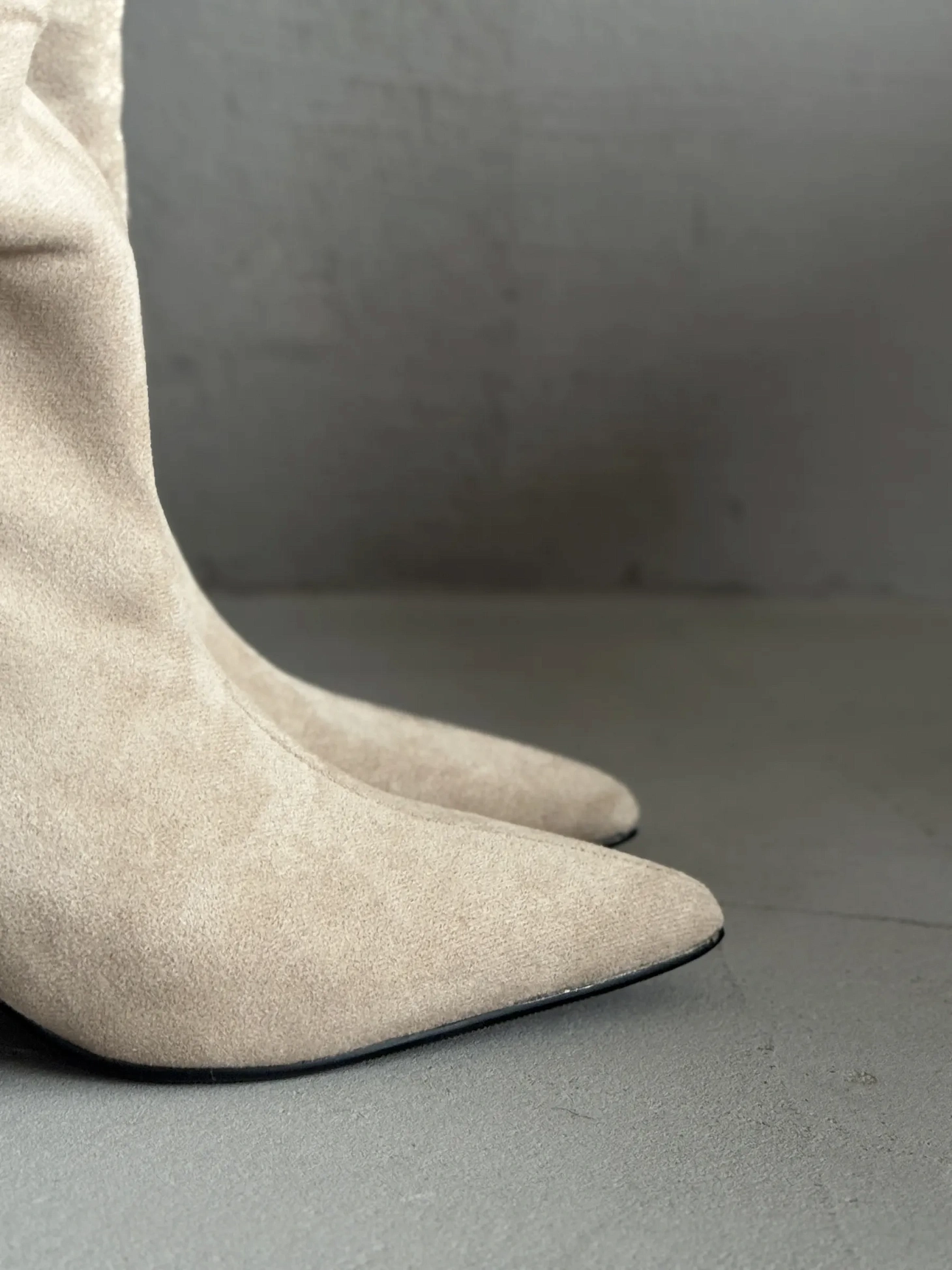 Сапоги женские экозамша