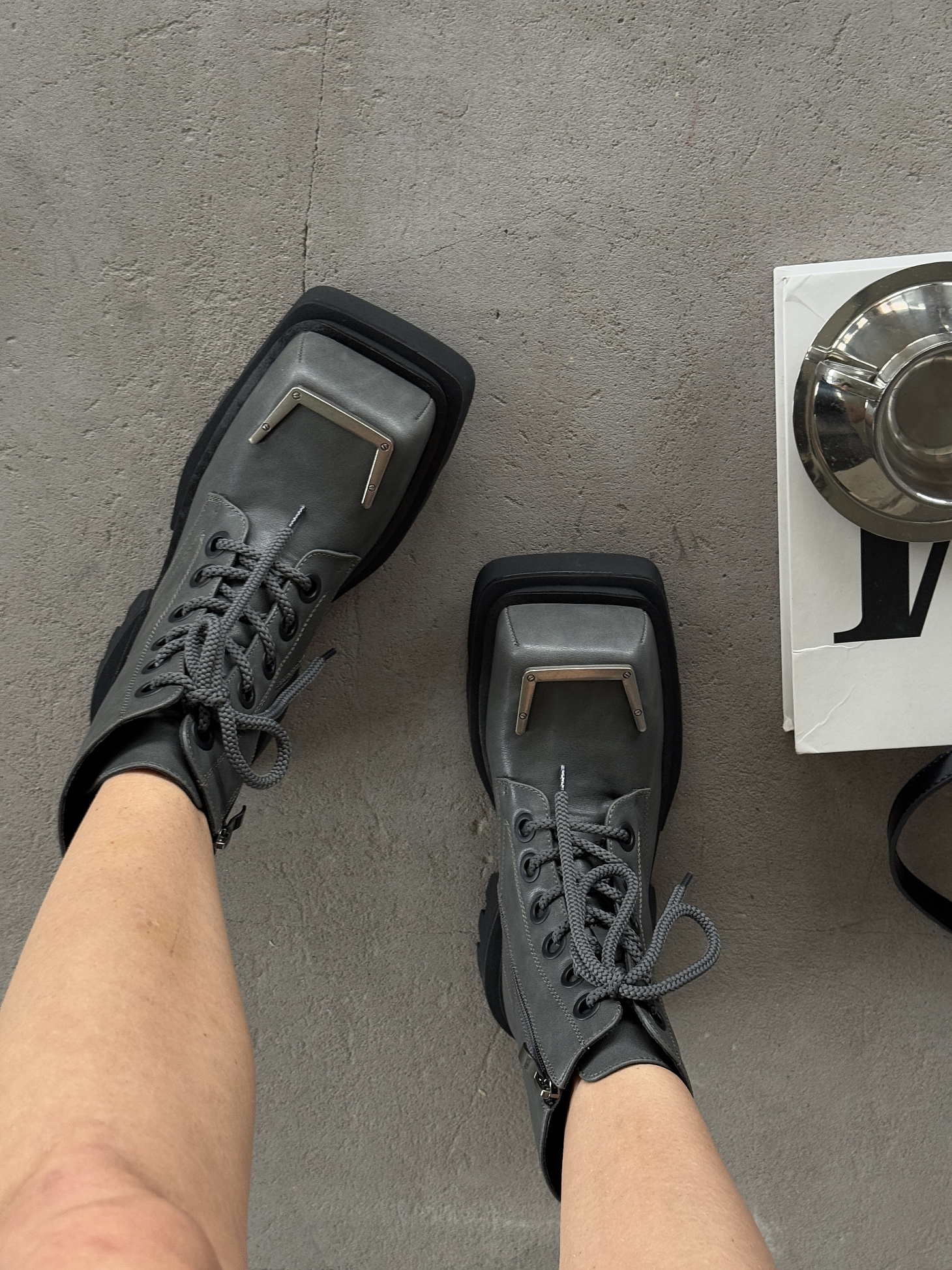 Ботинки женские экокожа