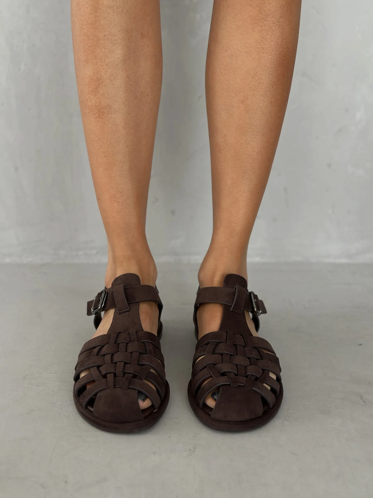 Летние босоножки женские с закрытым носом