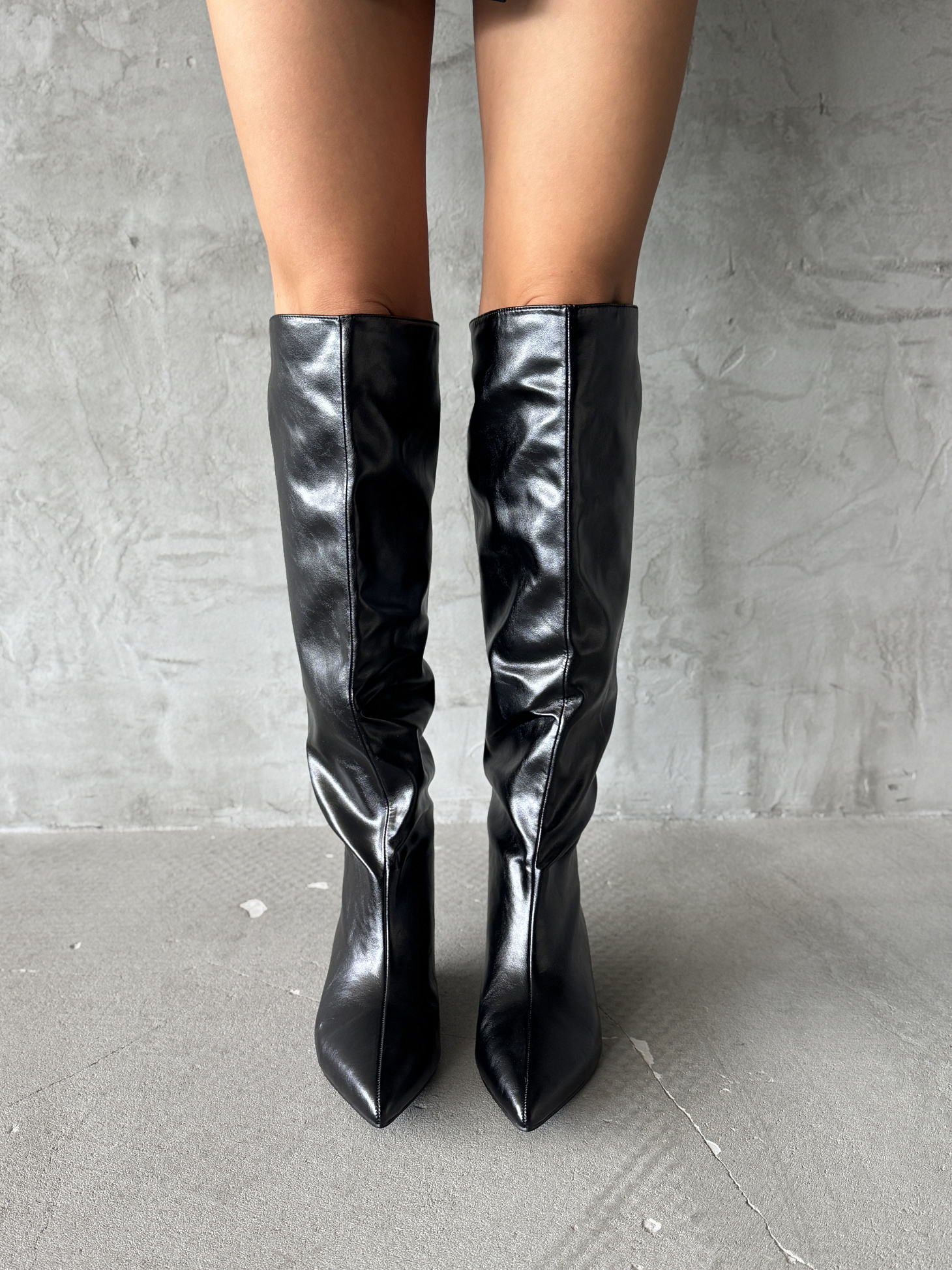 Сапоги женские экокожа