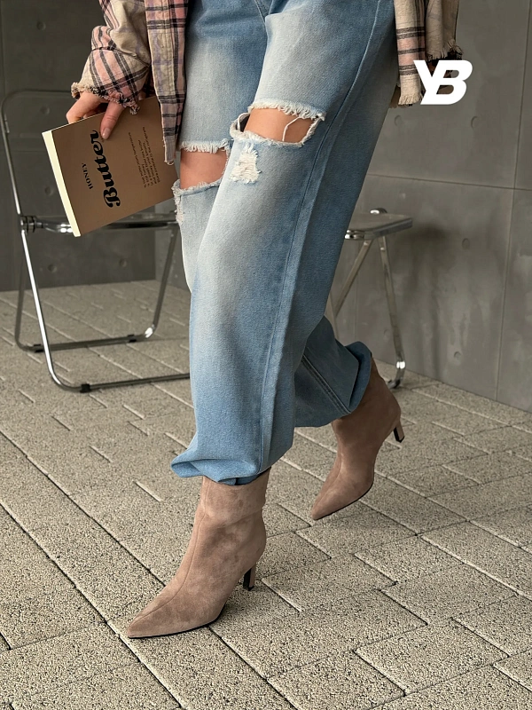 Ботильоны женские демисезонные на каблуке