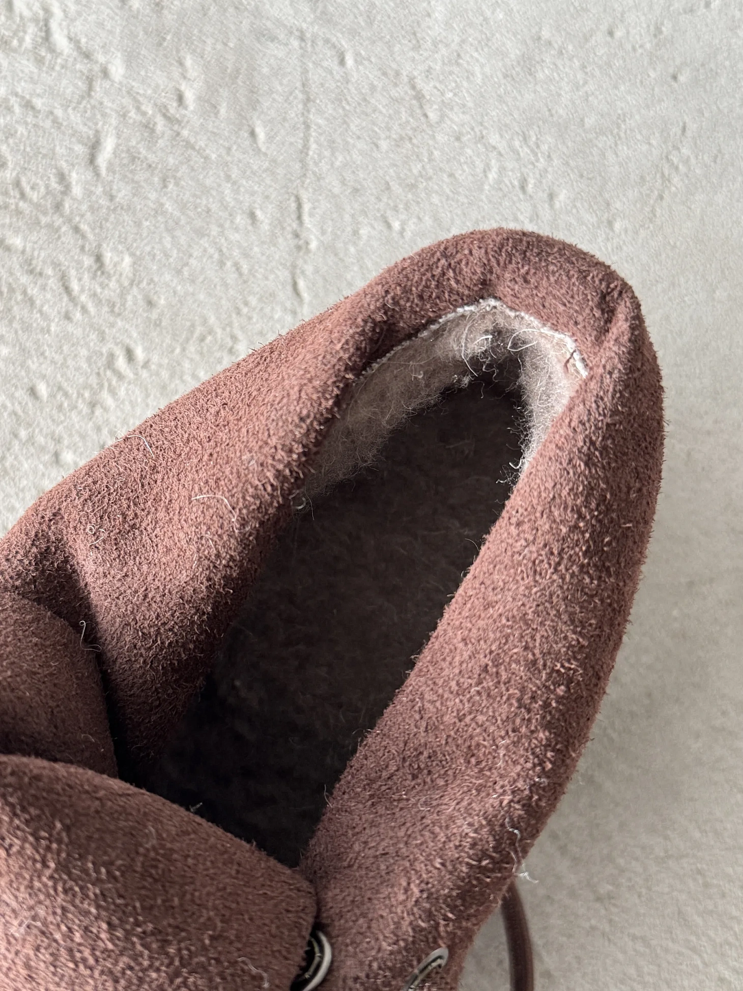 Ботинки женские натуральная замша шерсть