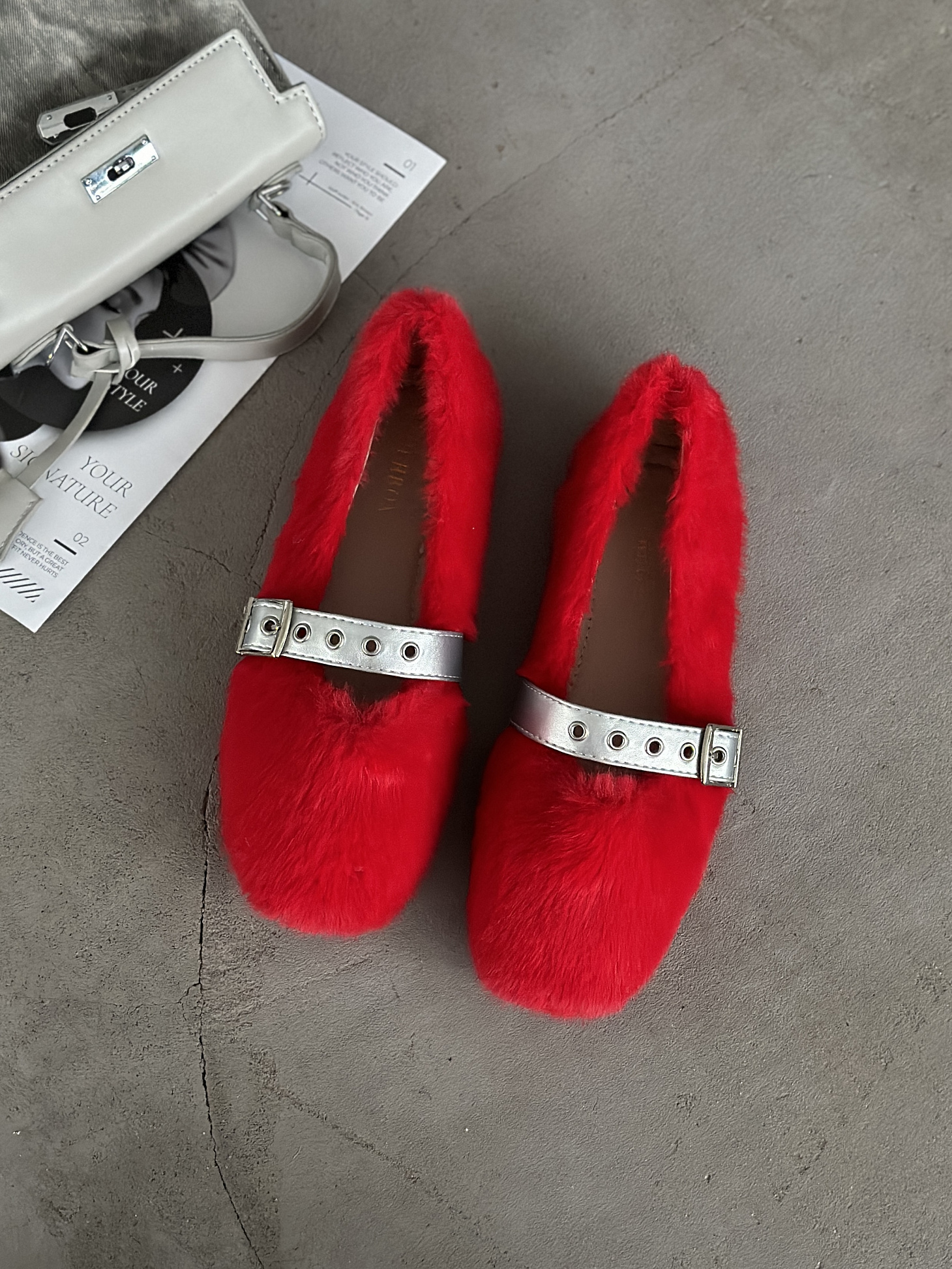 Балетки женские экомех
