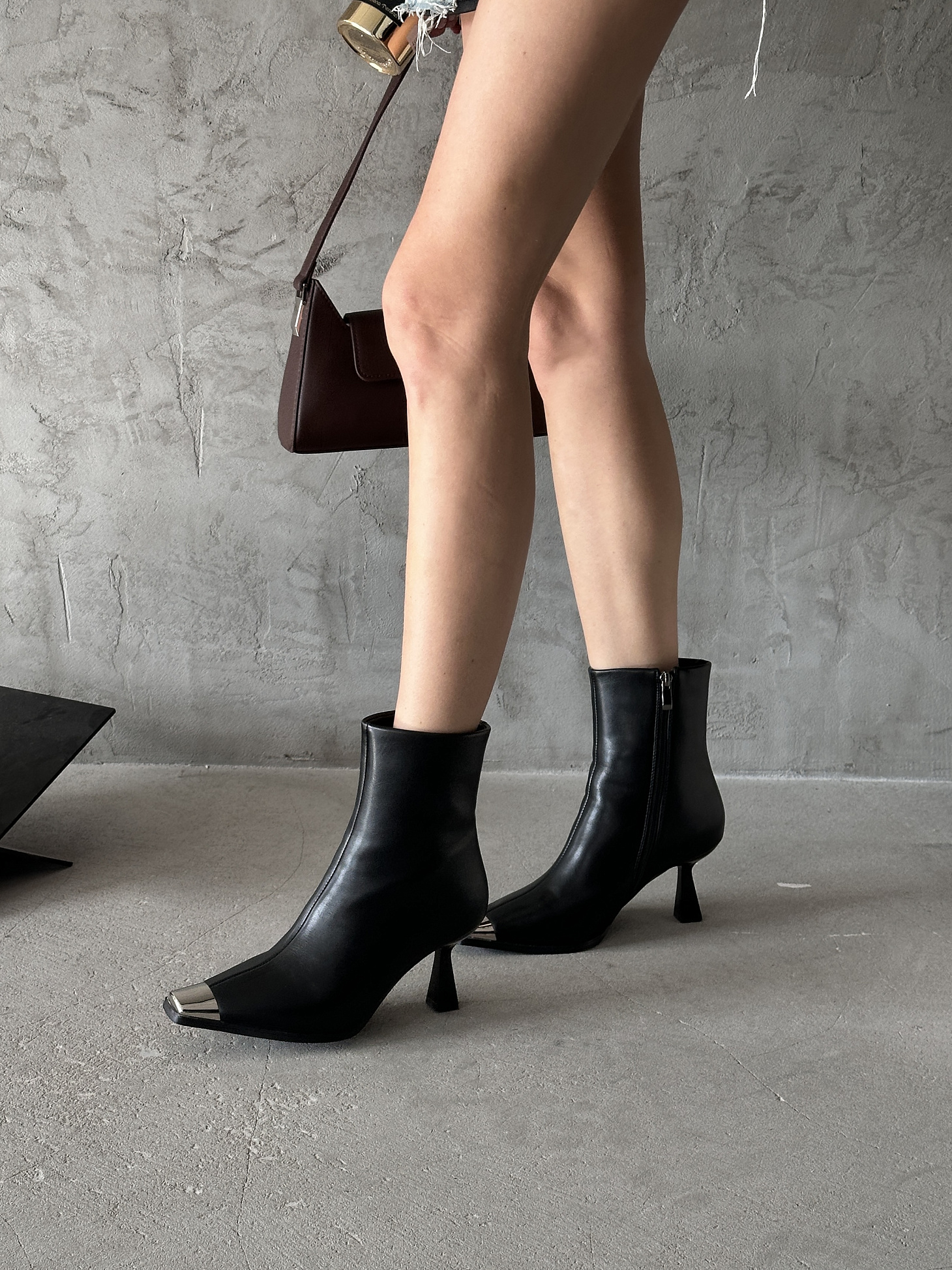 Ботильоны женские экокожа