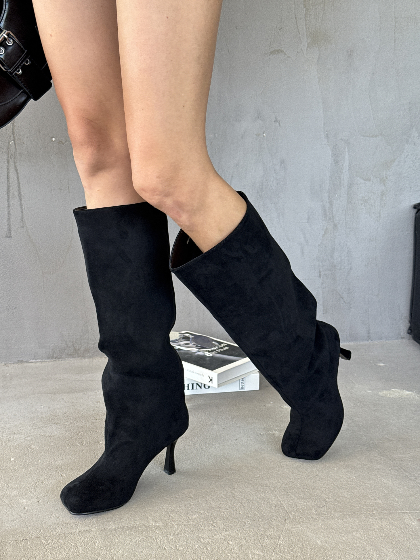 Сапоги женские текстиль