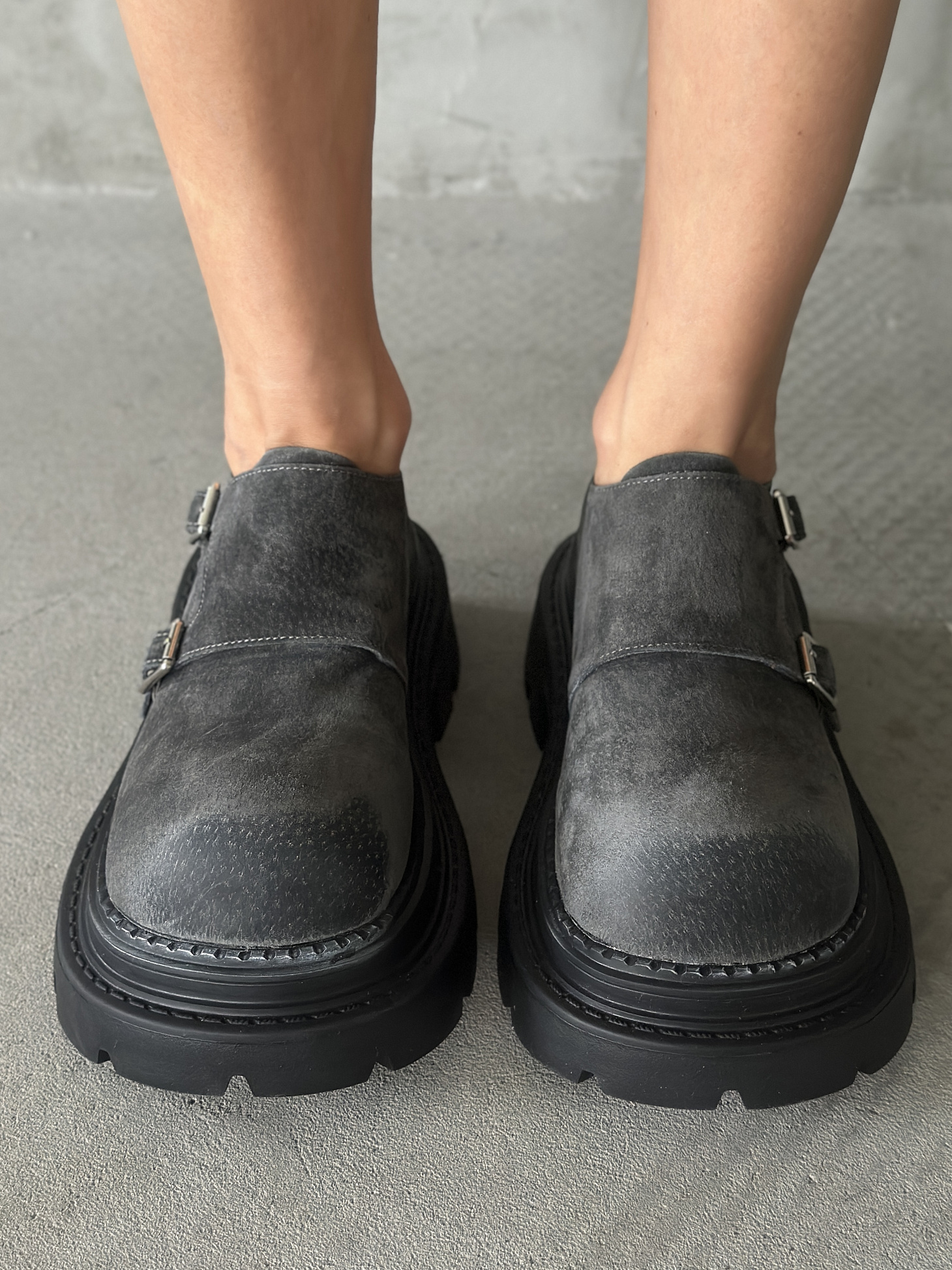 Ботинки женские натуральная замша