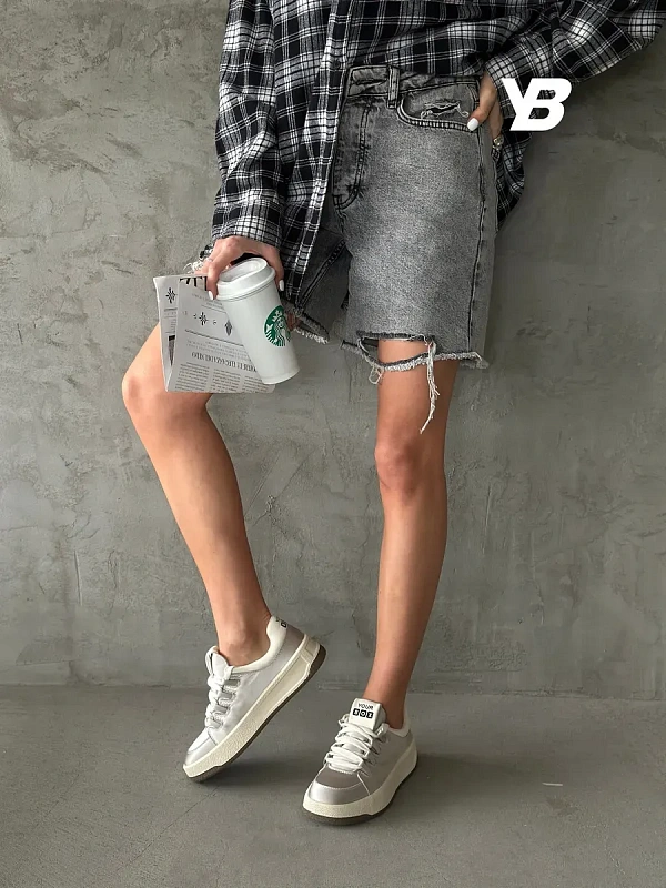 Кеды женские текстиль натуральная кожа