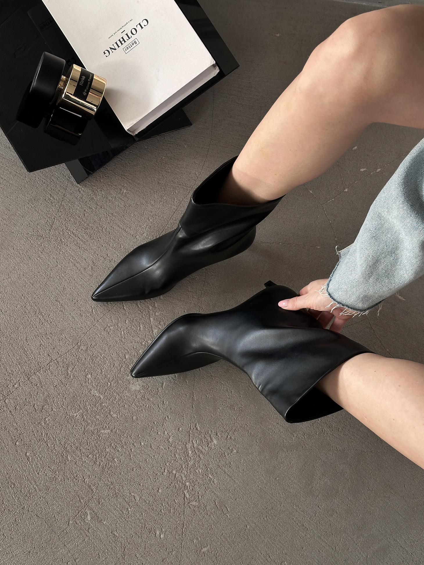 Сапоги женские экокожа