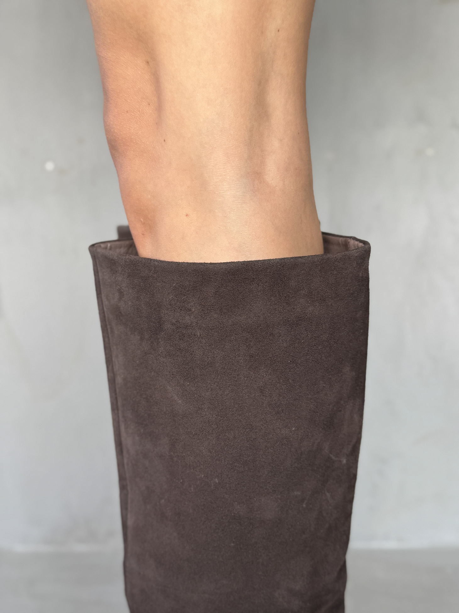 Сапоги женские натуральная замша