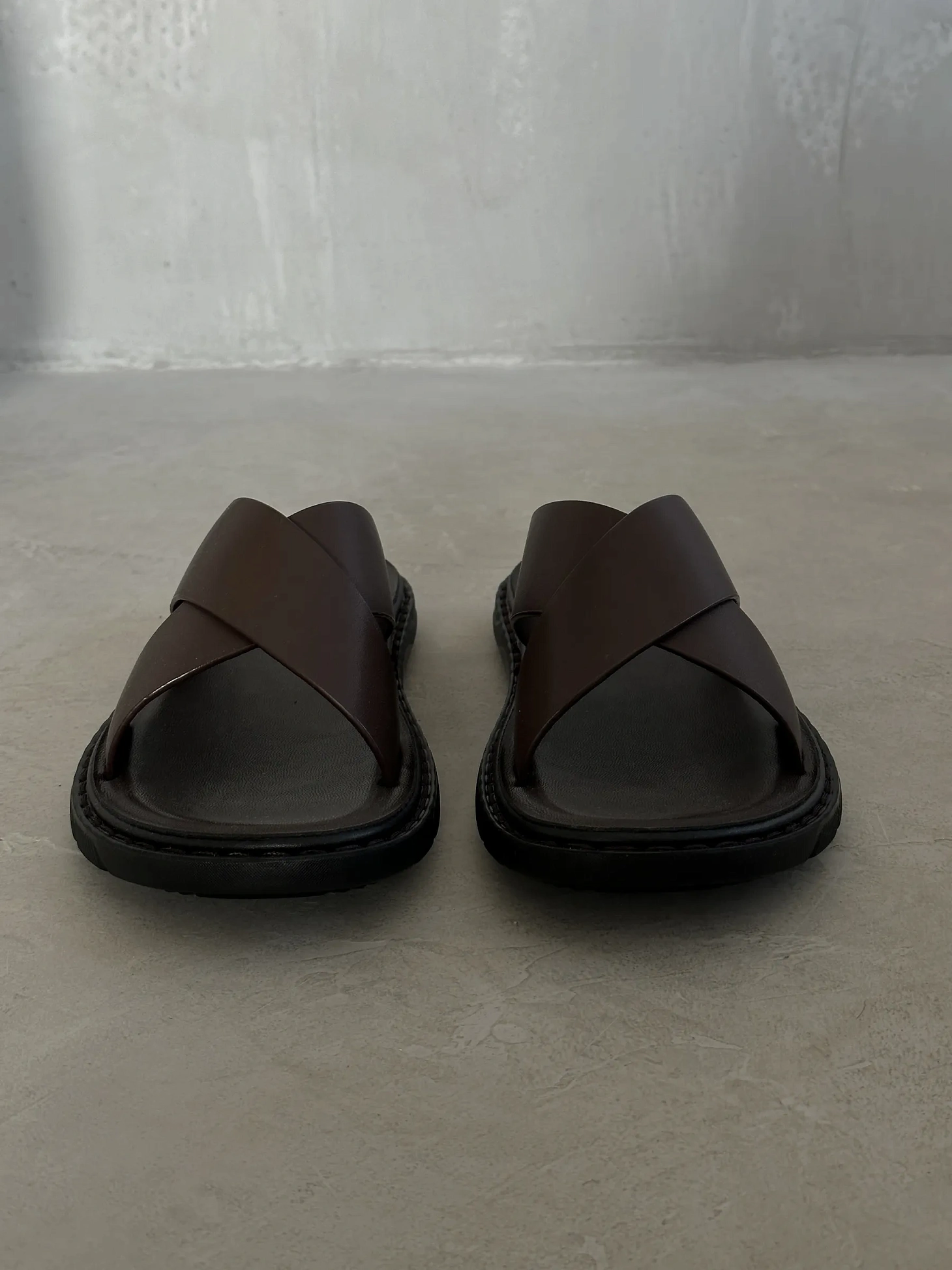 Летние шлепанцы мужские пантолеты на платформе