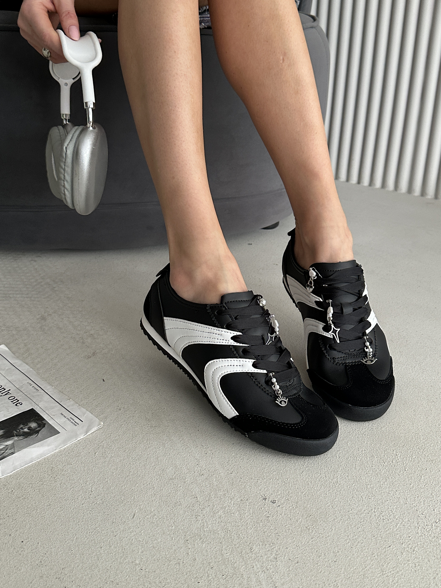 Кеды женские экокожа