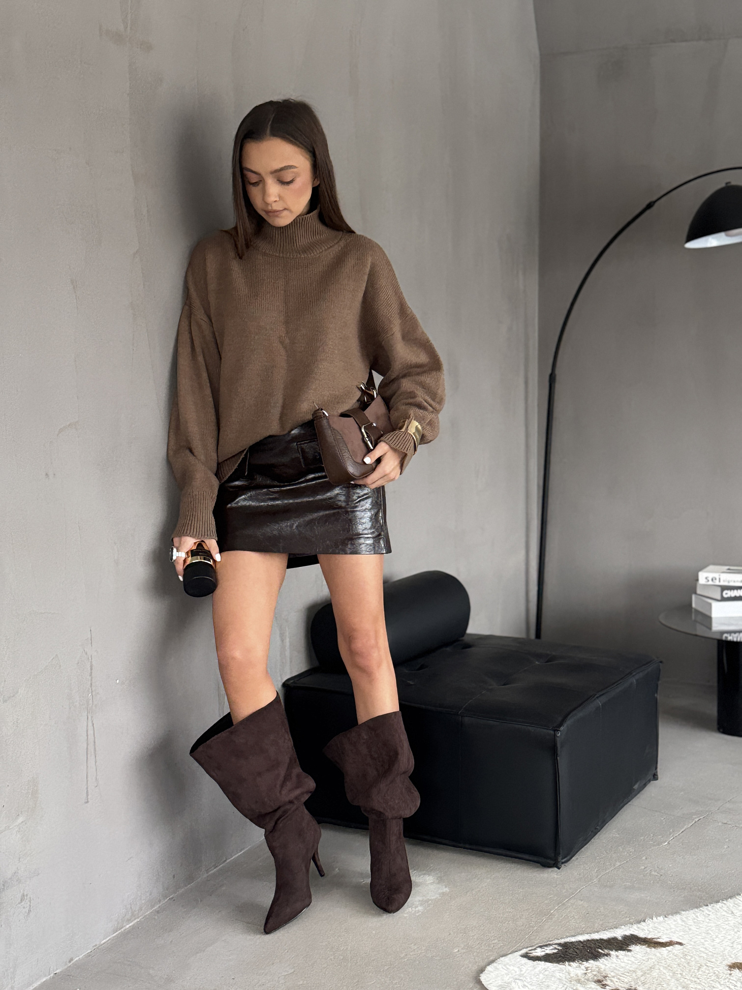 Сапоги женские текстиль