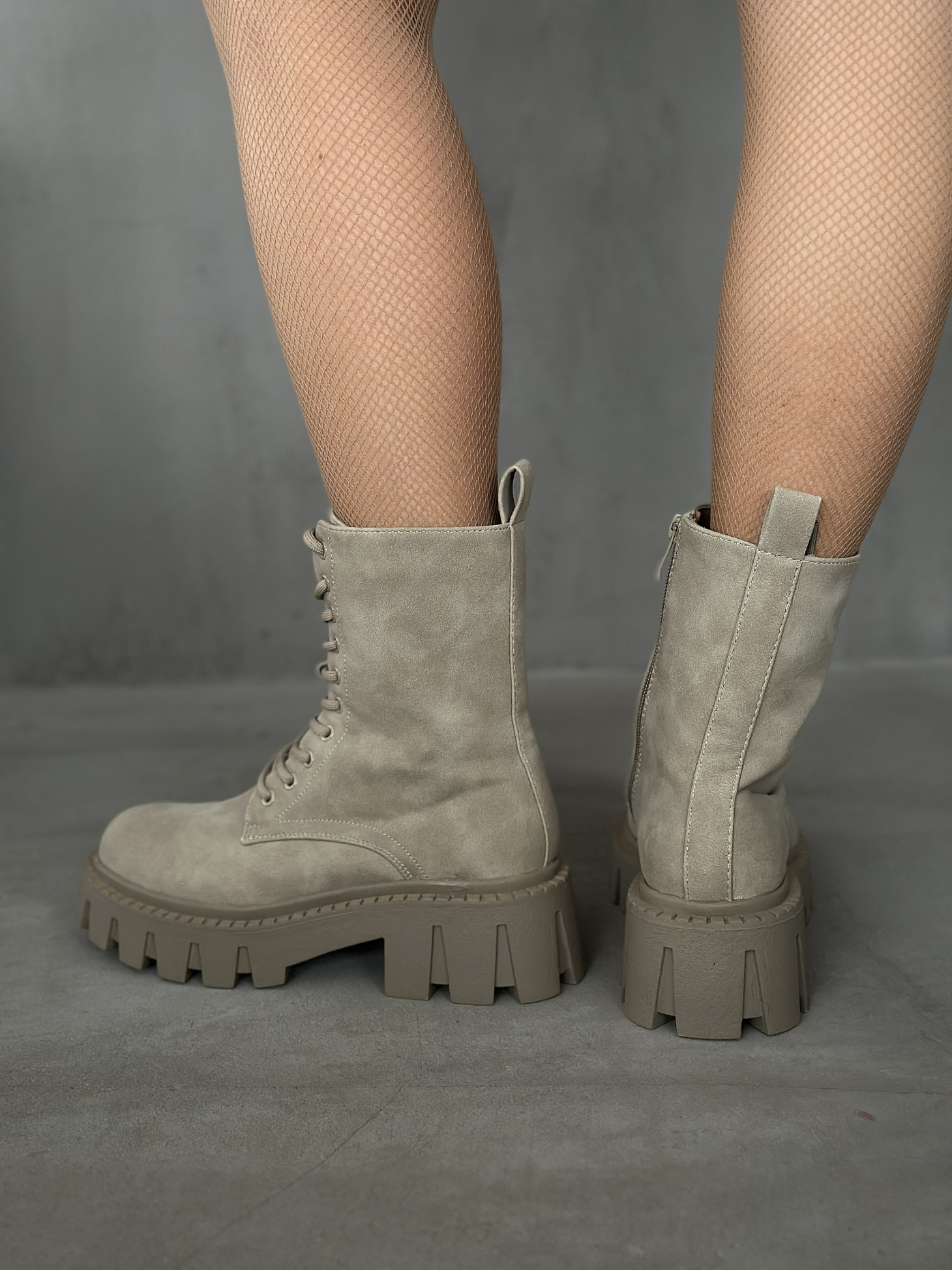 Ботинки женские экокожа