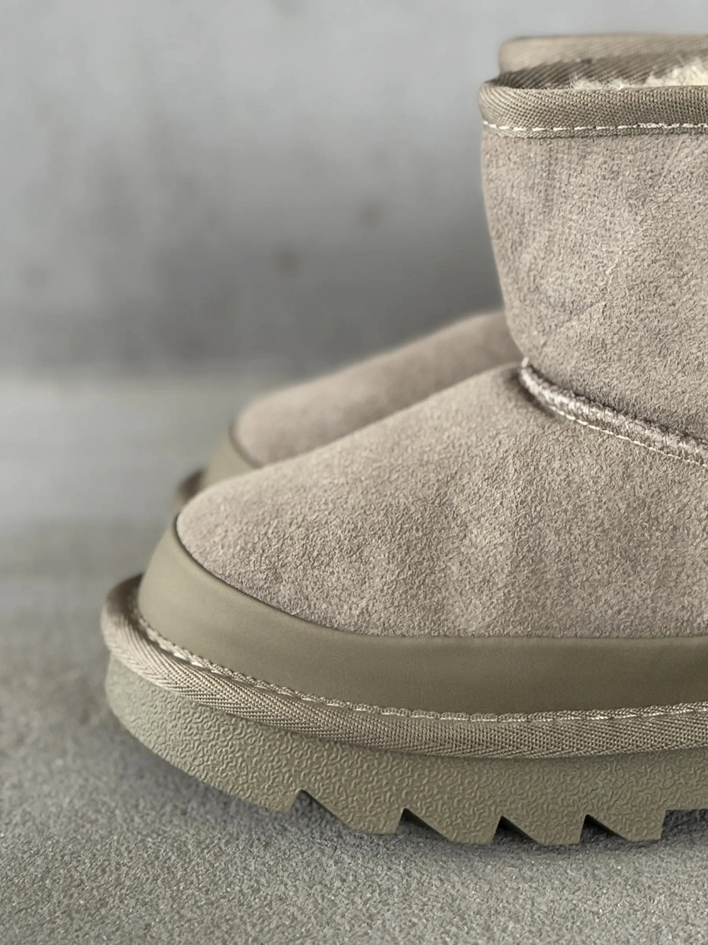 Детские угги зимние на платформе