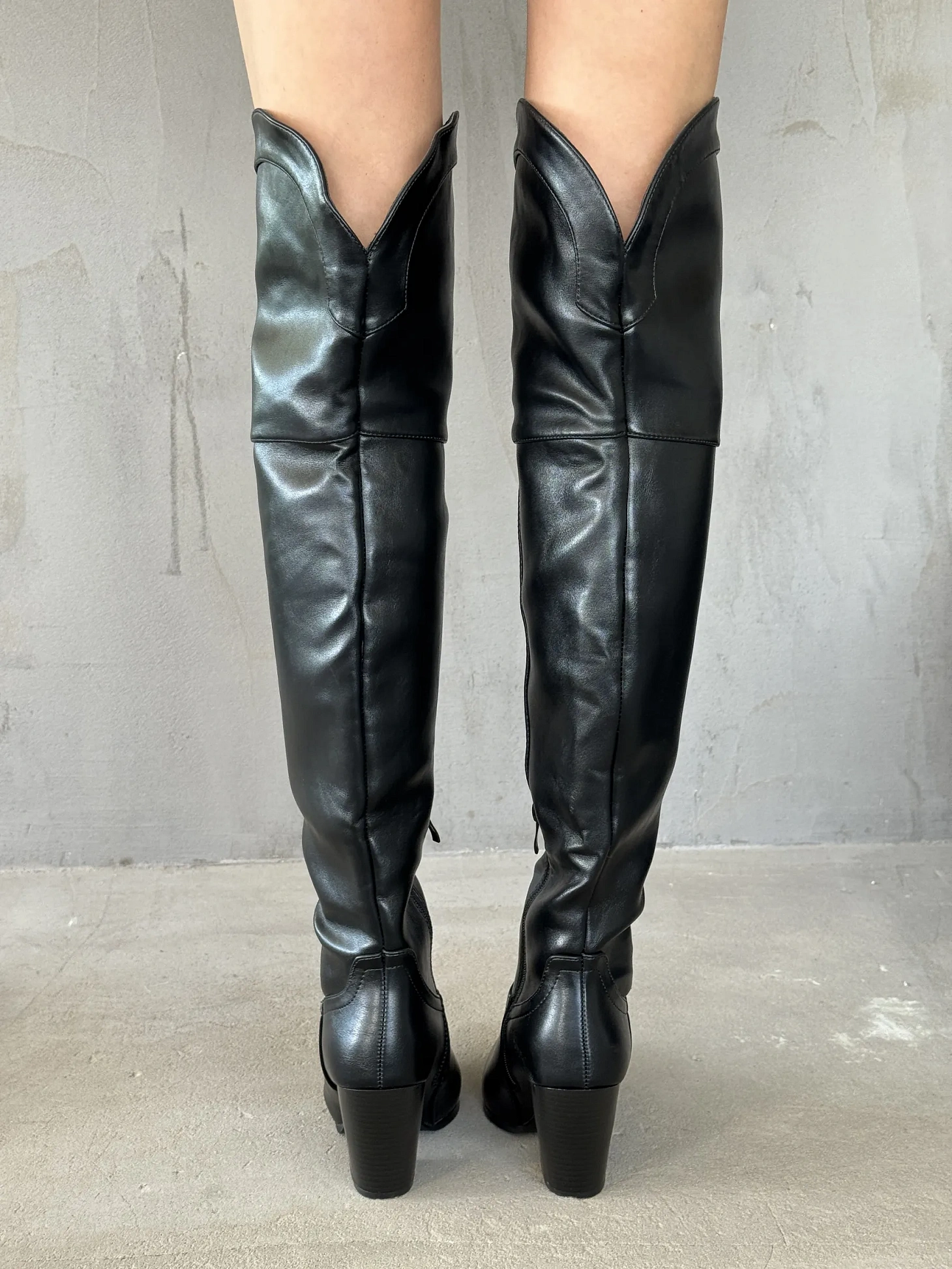 Сапоги женские экокожа