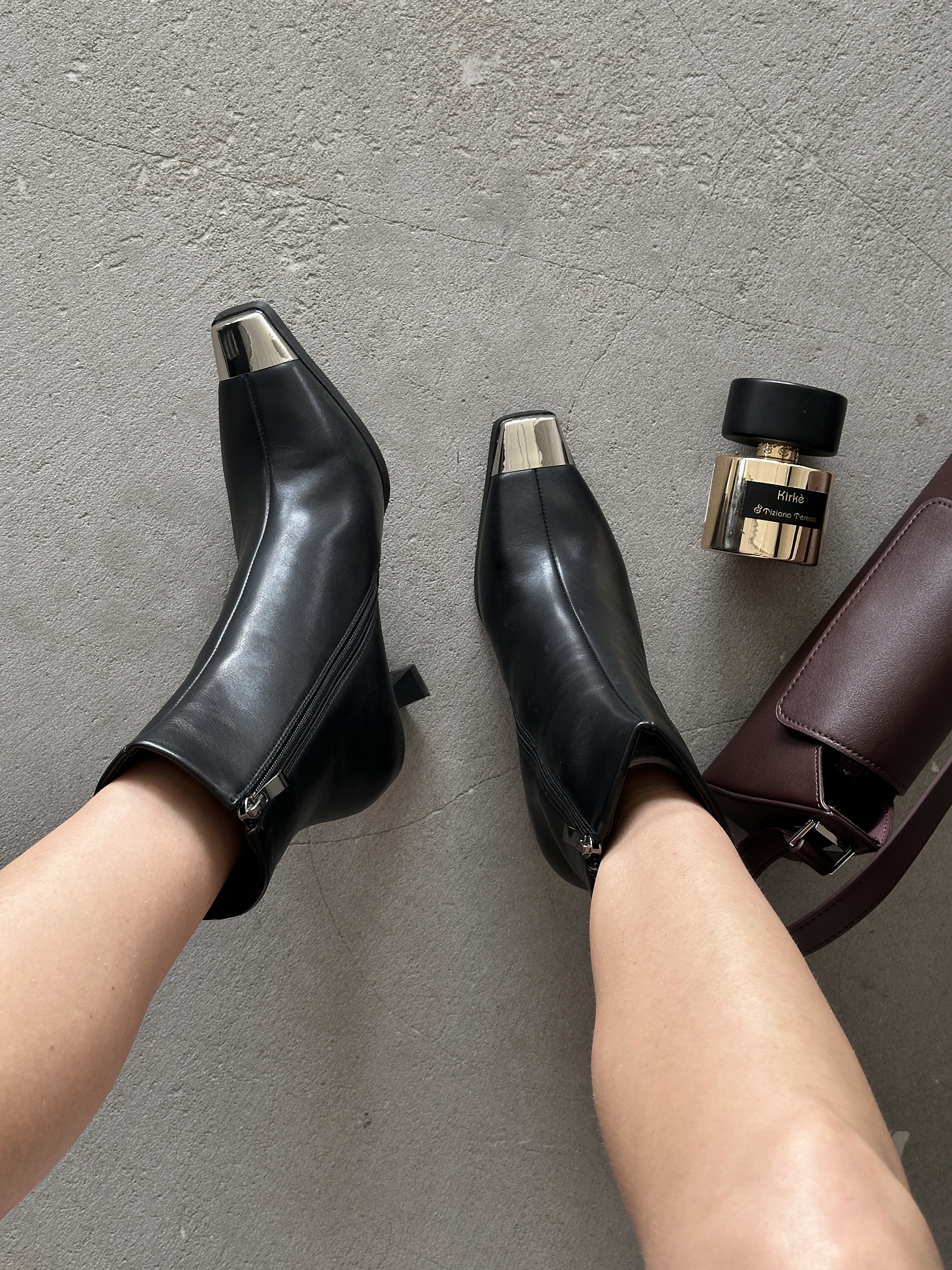 Ботильоны женские экокожа