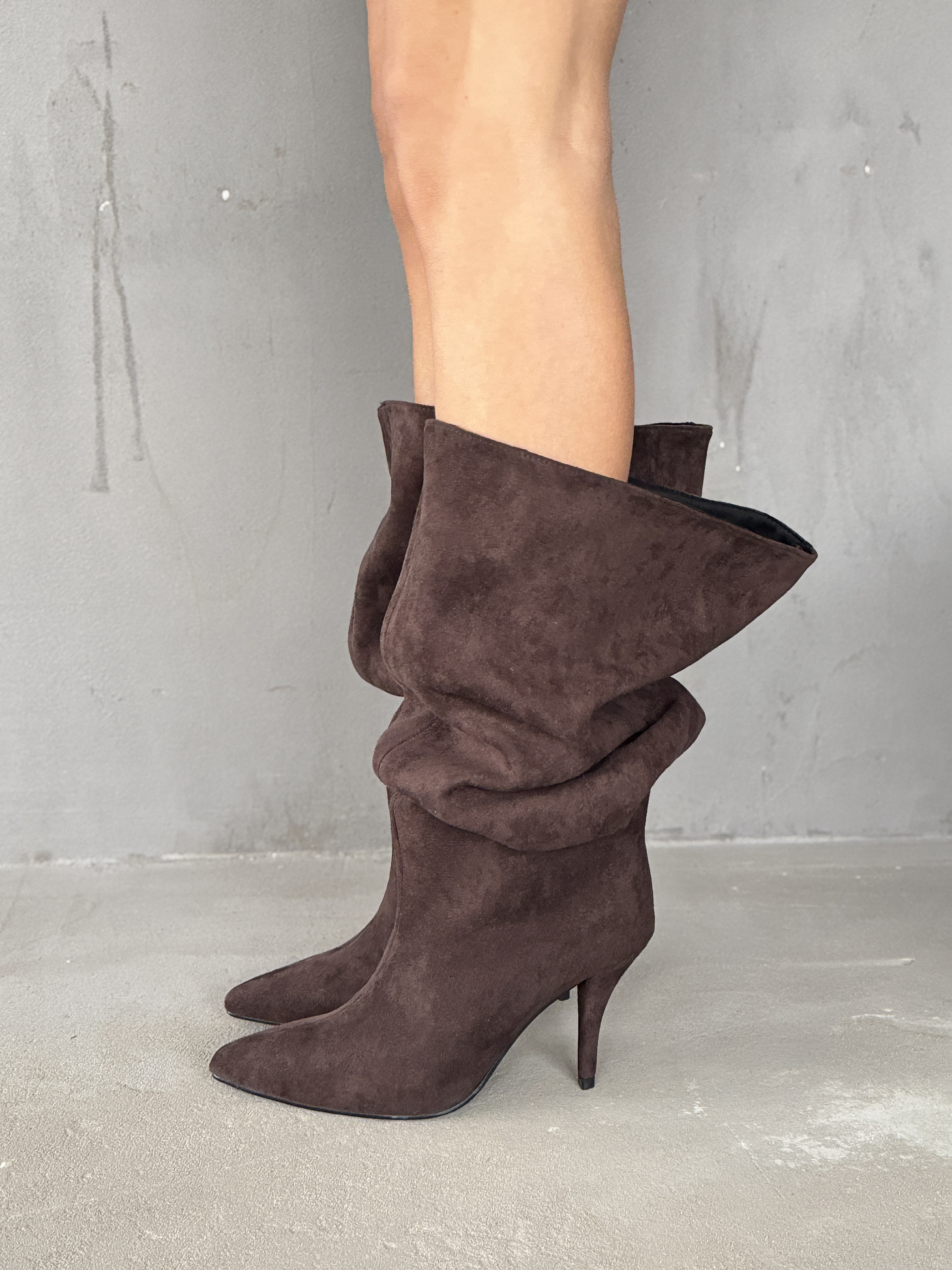 Сапоги женские текстиль