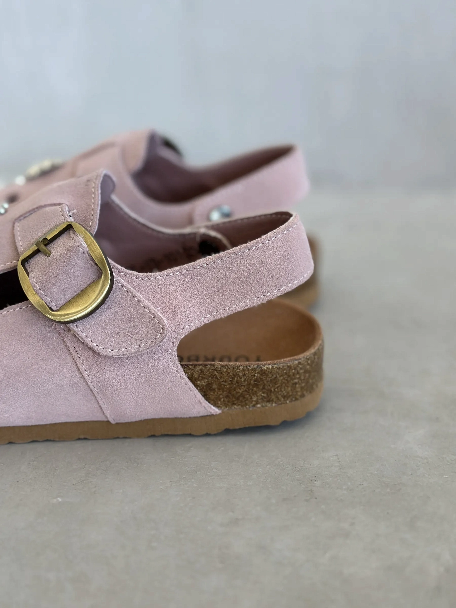 Летние сабо подростковые на высокой платформе