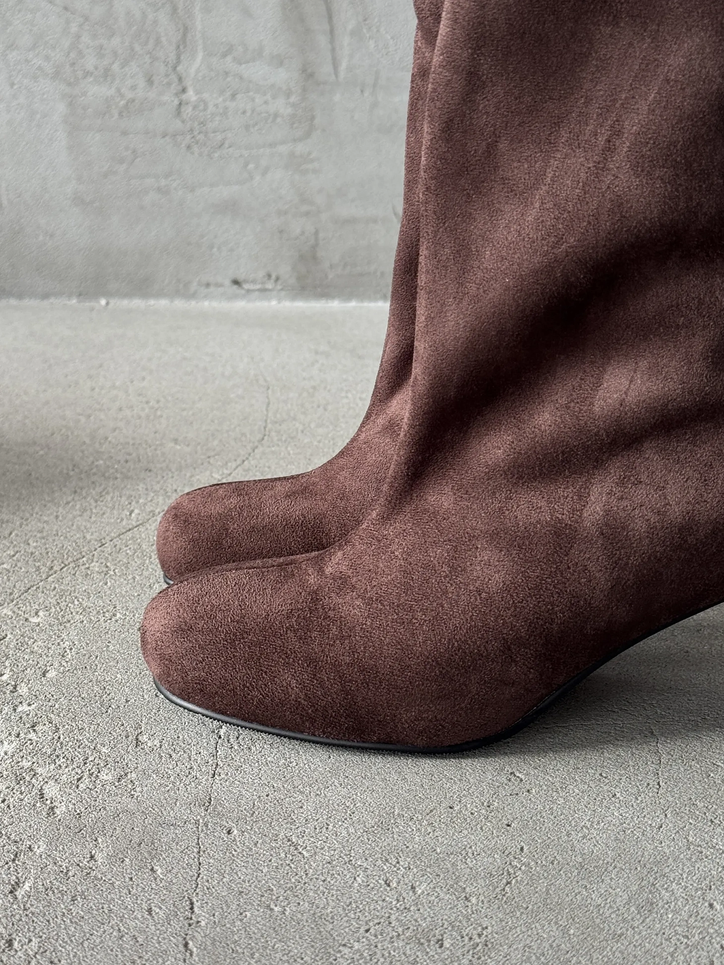 Сапоги женские экозамша