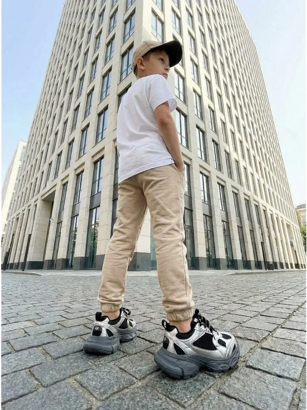 Демисезонные кроссовки детские на платформе