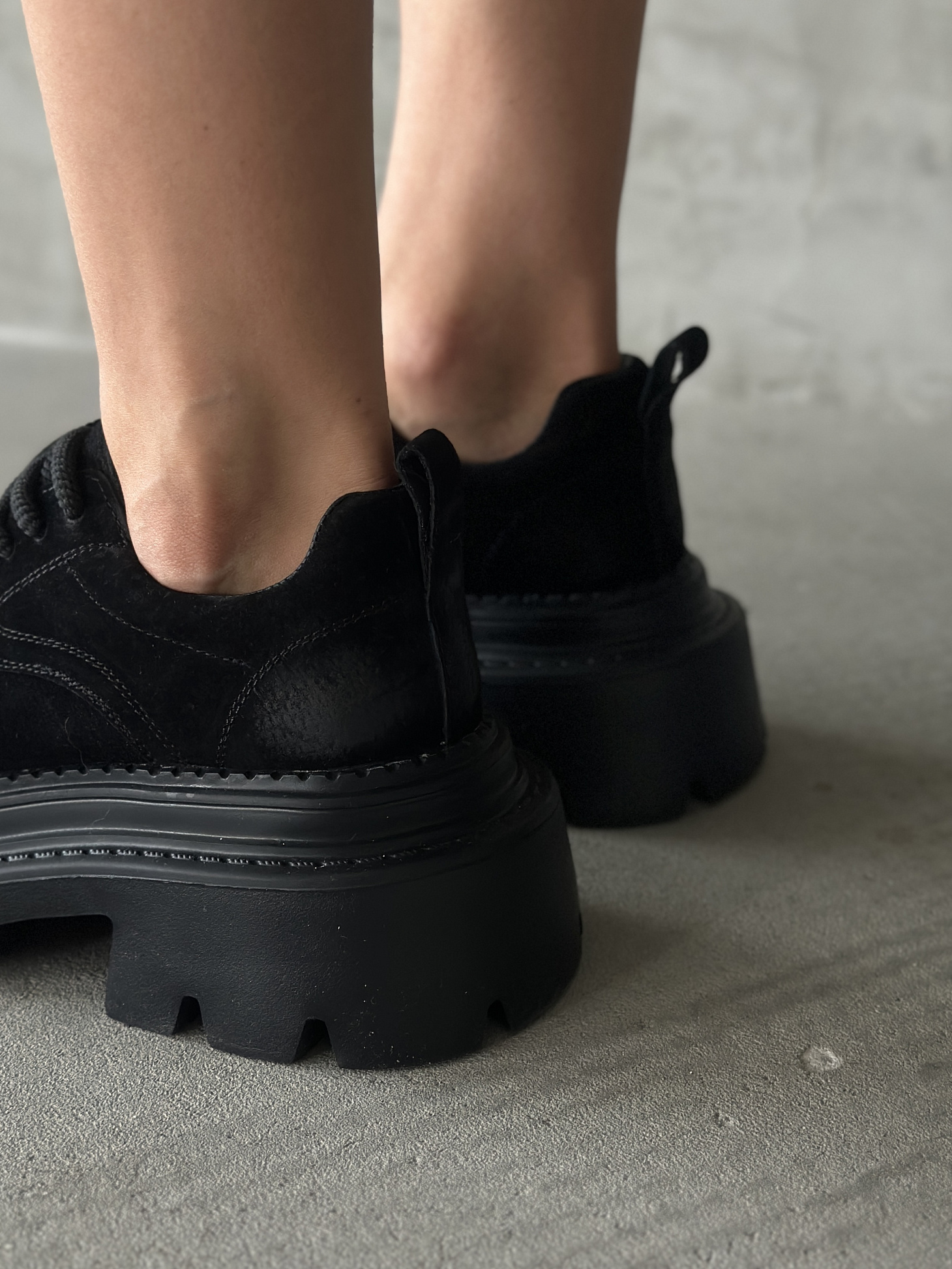 Ботинки женские натуральная замша