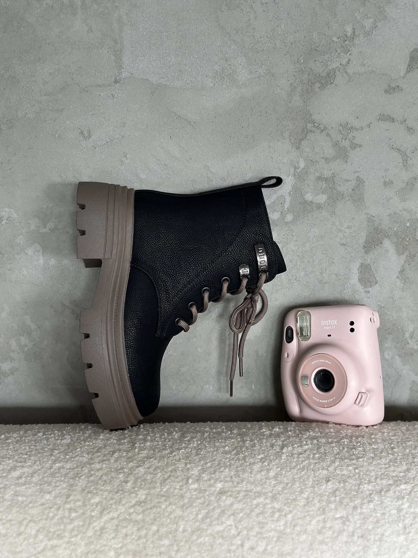 Зимние ботинки подростковые со шнуровкой берцы