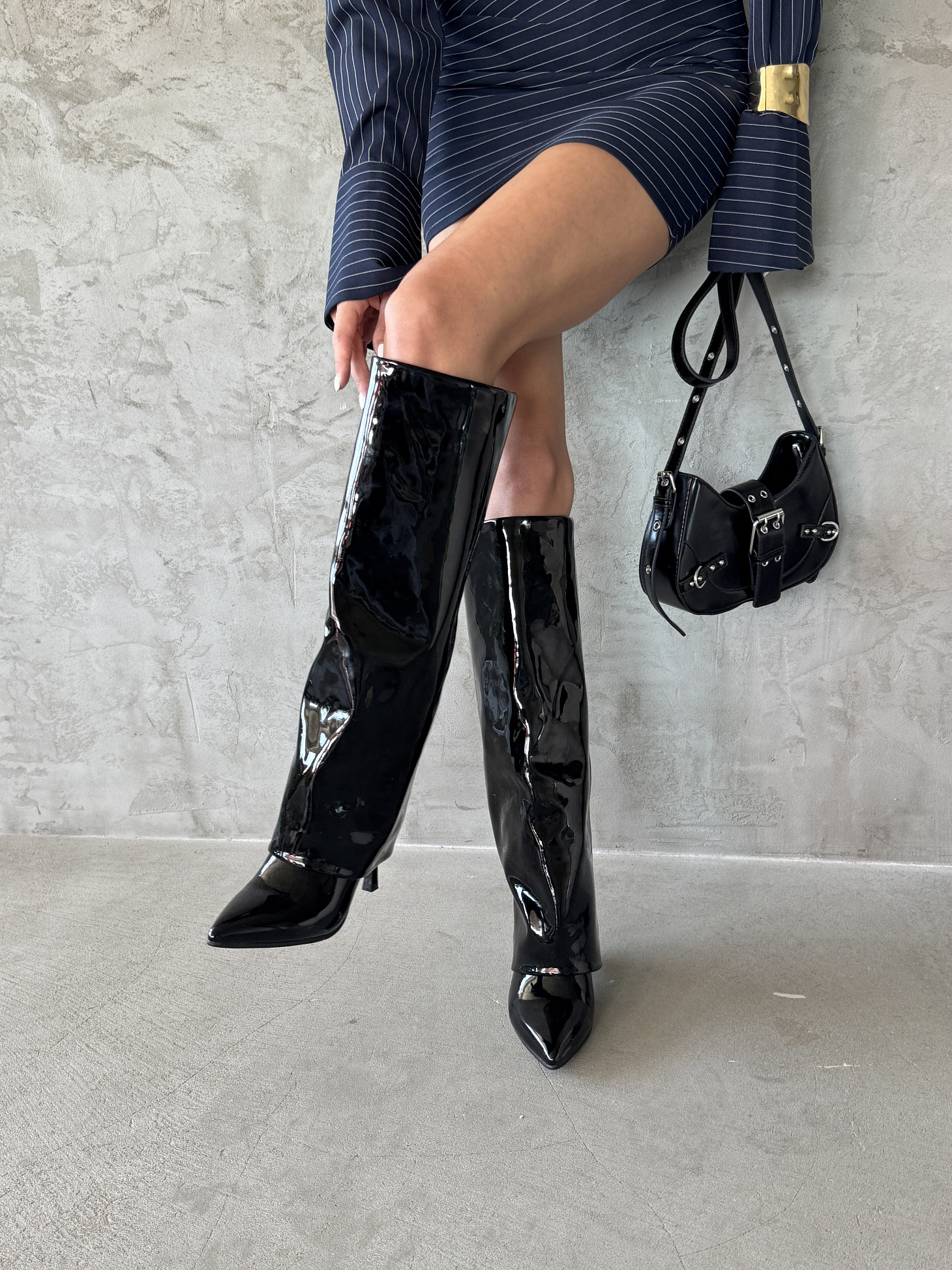 Сапоги женские экокожа