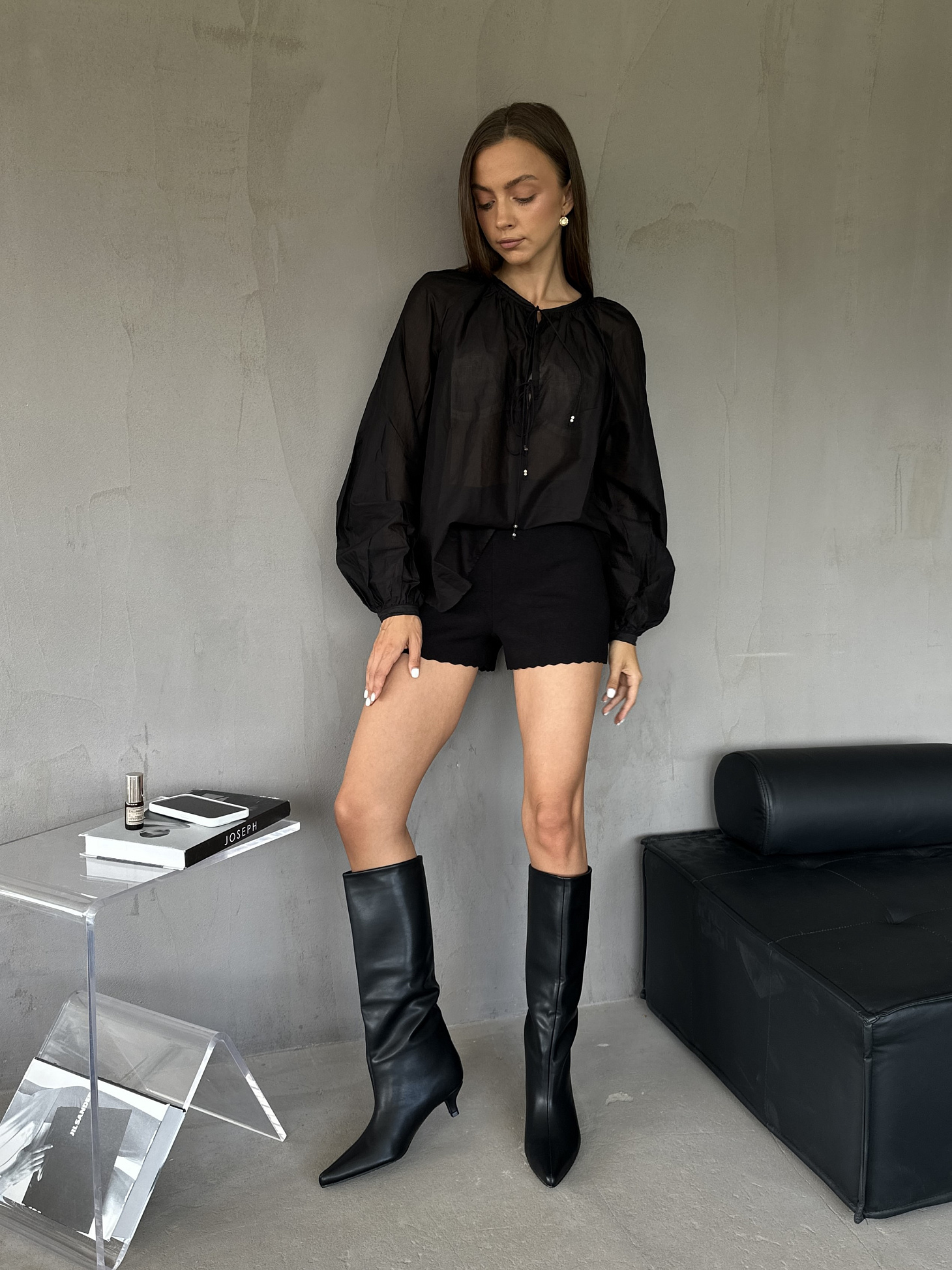 Сапоги женские экокожа