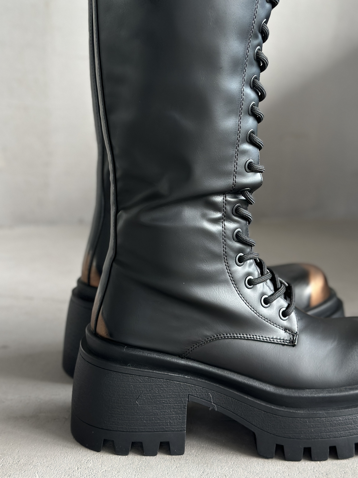 Сапоги женские экокожа еврошерсть