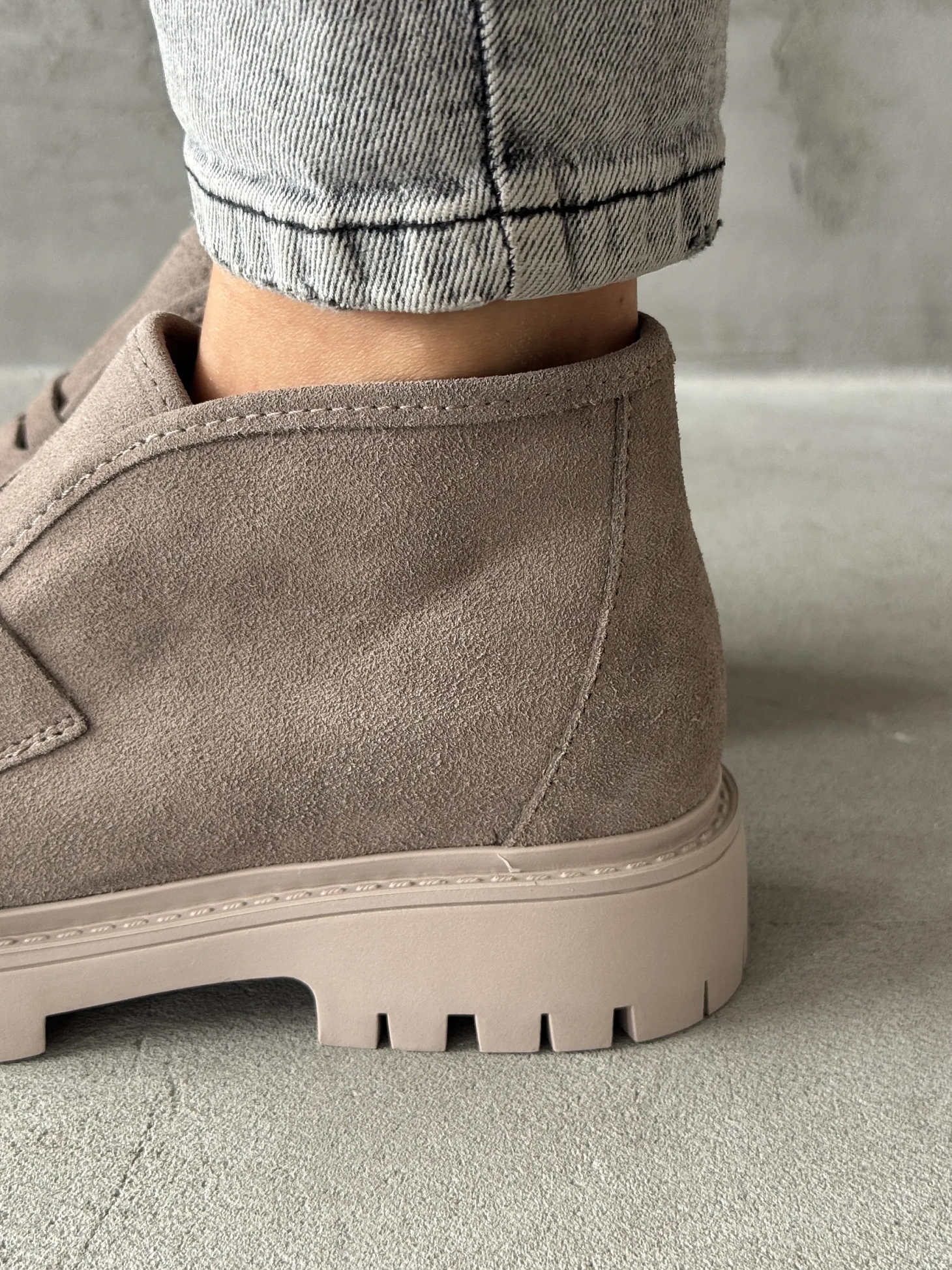 Ботинки женские натуральная замша