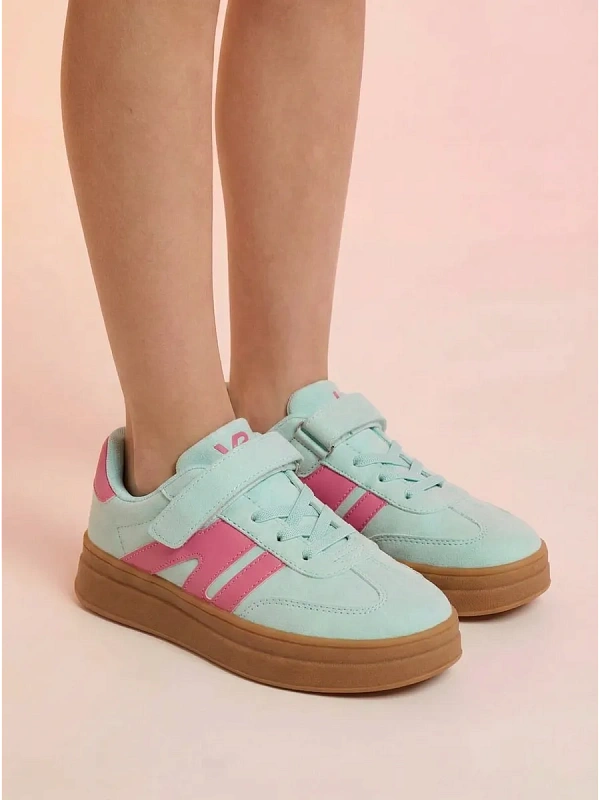 Демисезонные кроссовки детские на платформе