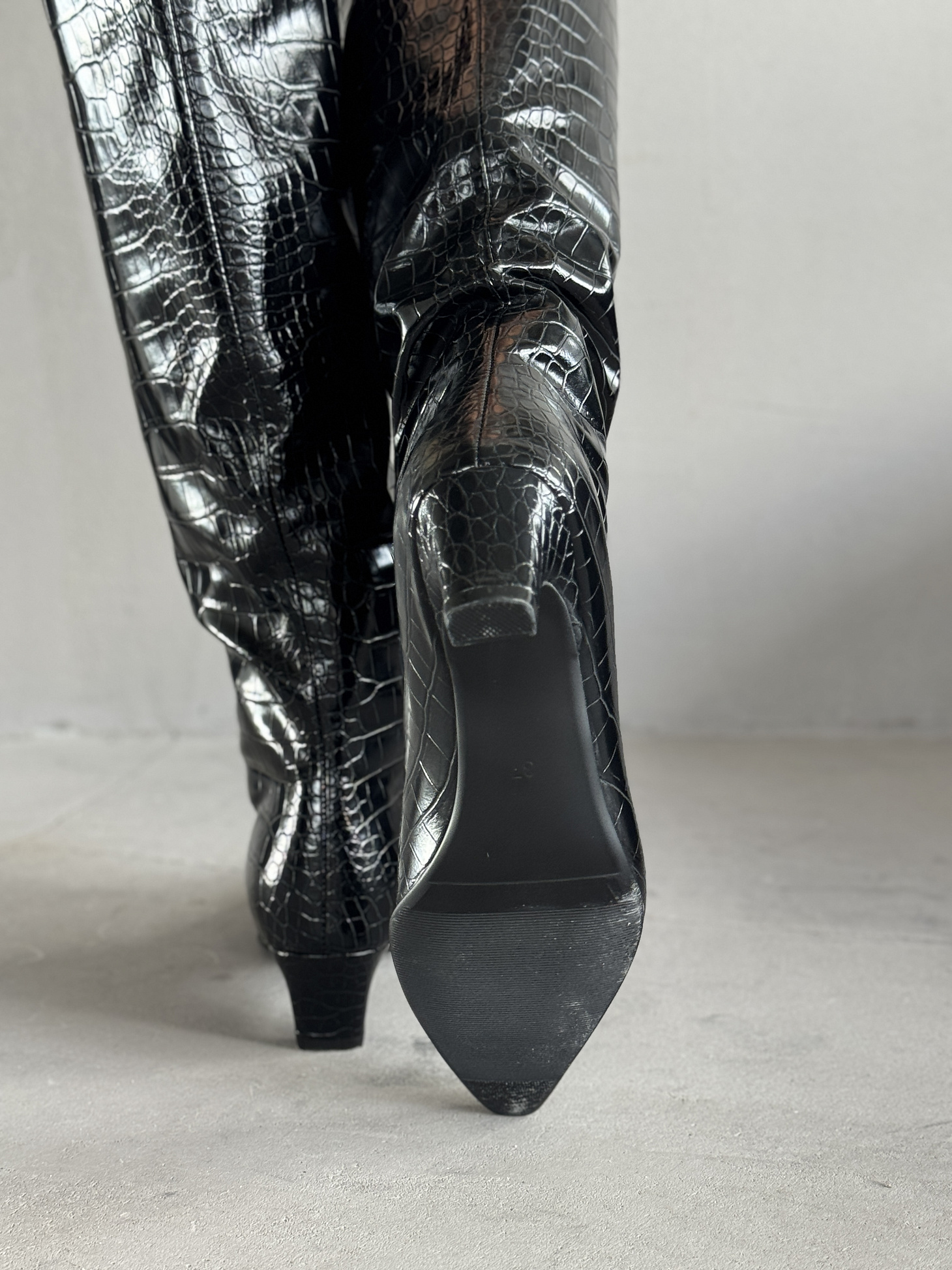 Сапоги женские экокожа