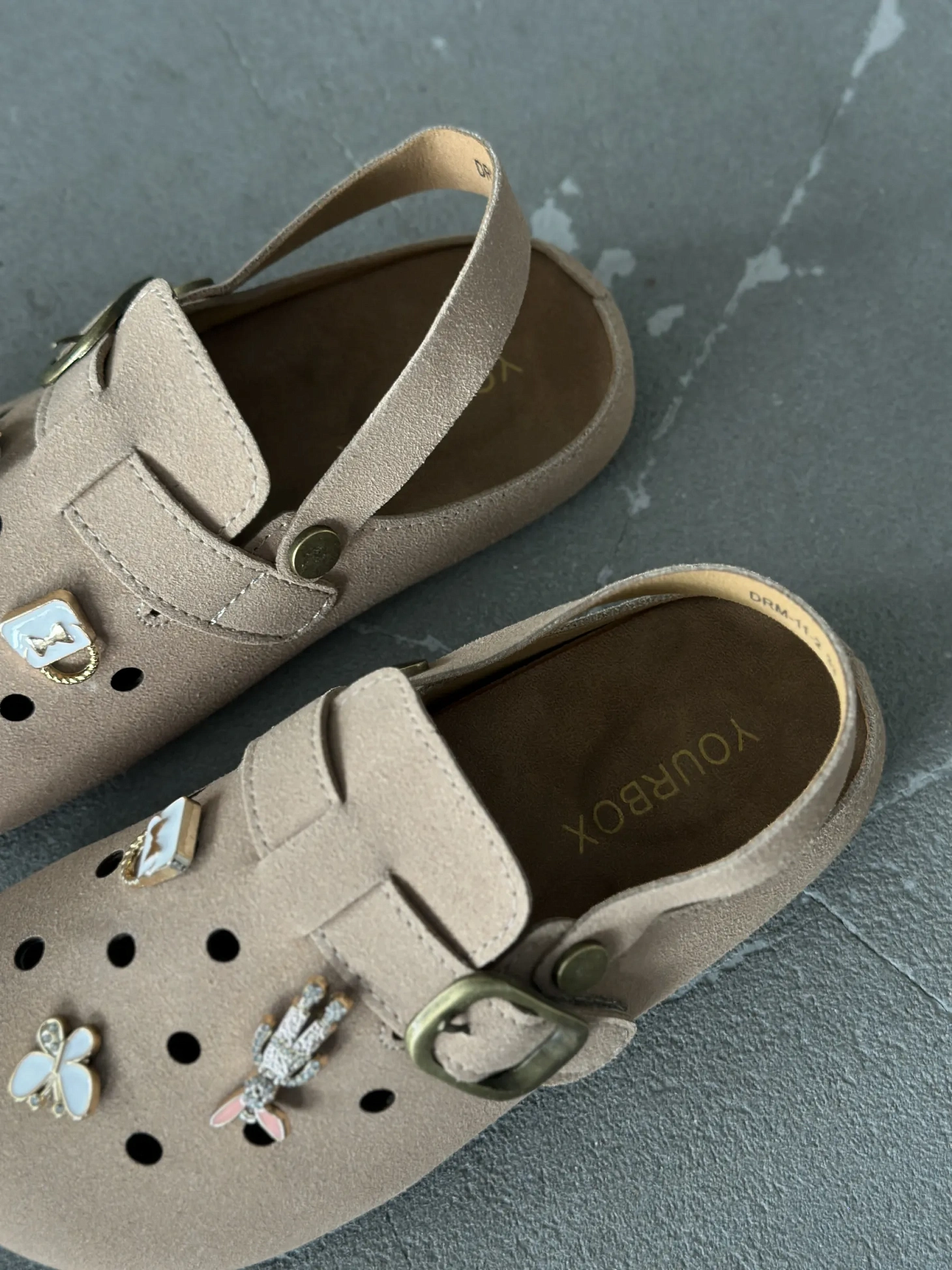 Летние сабо подростковые с закрытым носом