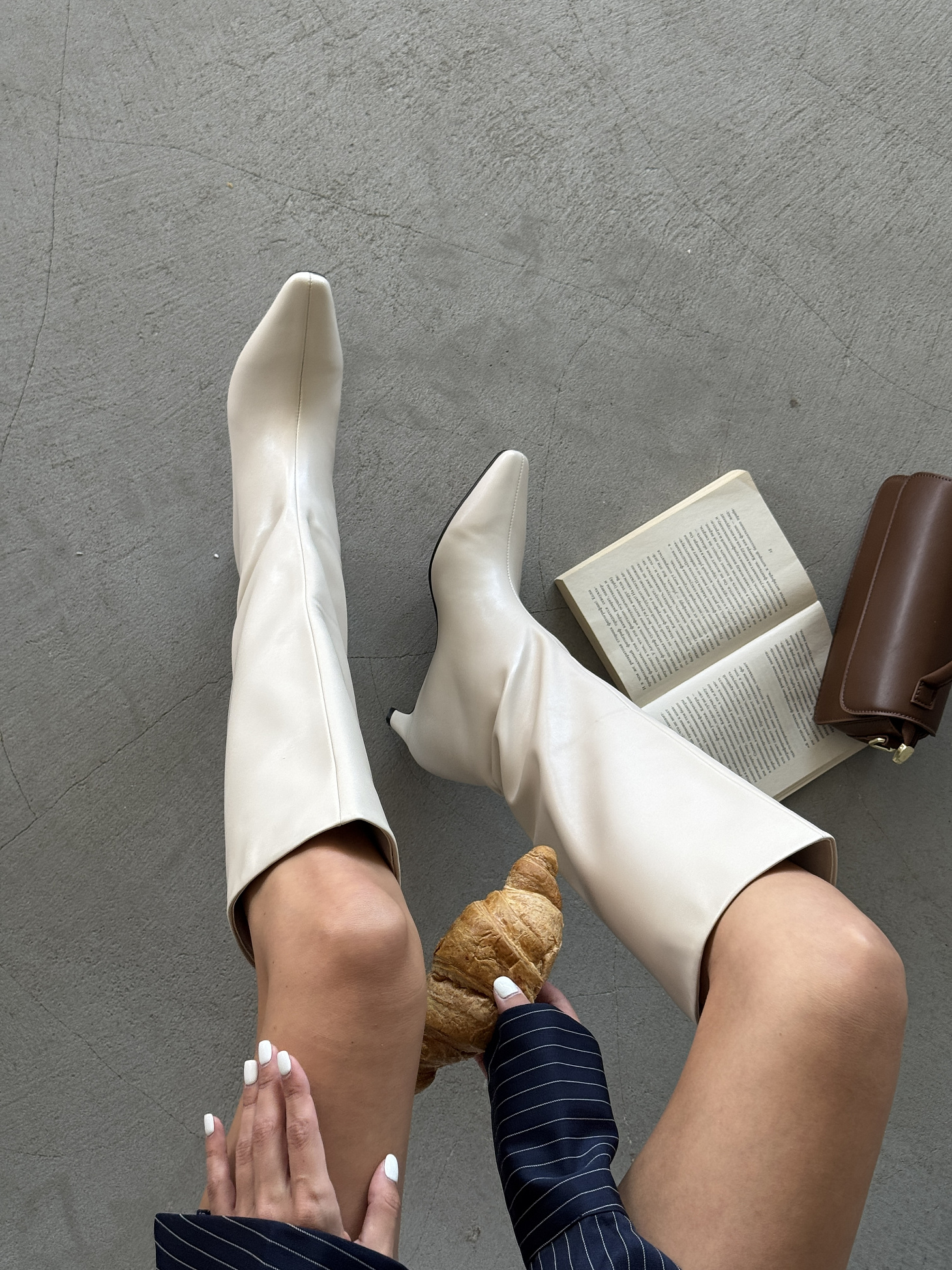 Сапоги женские экокожа