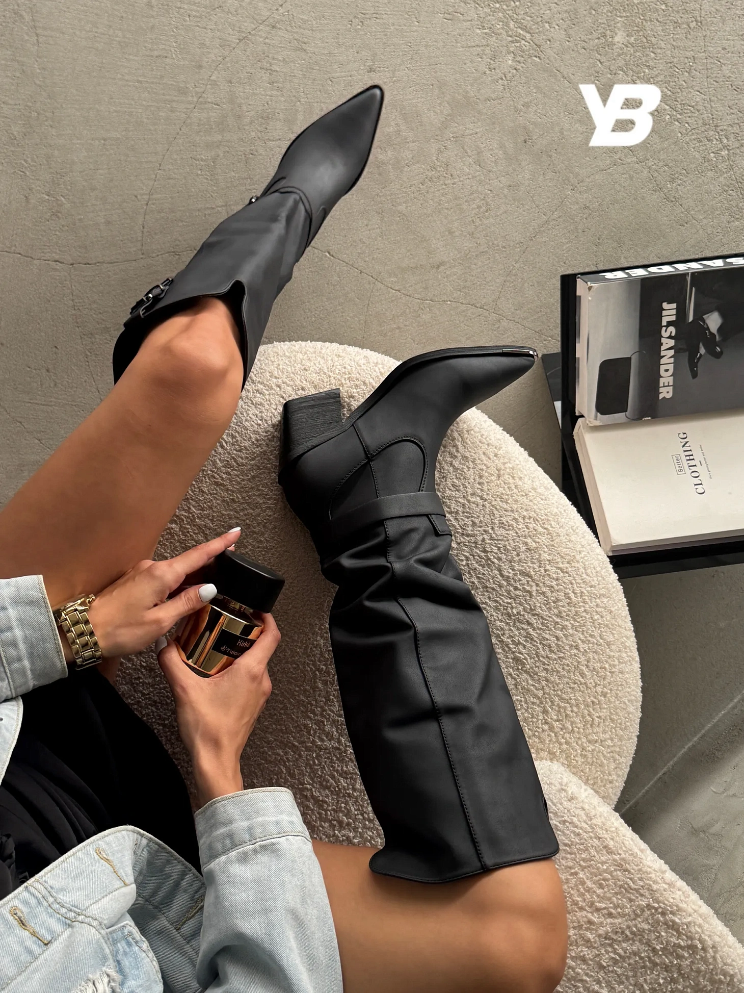 Сапоги женские экокожа