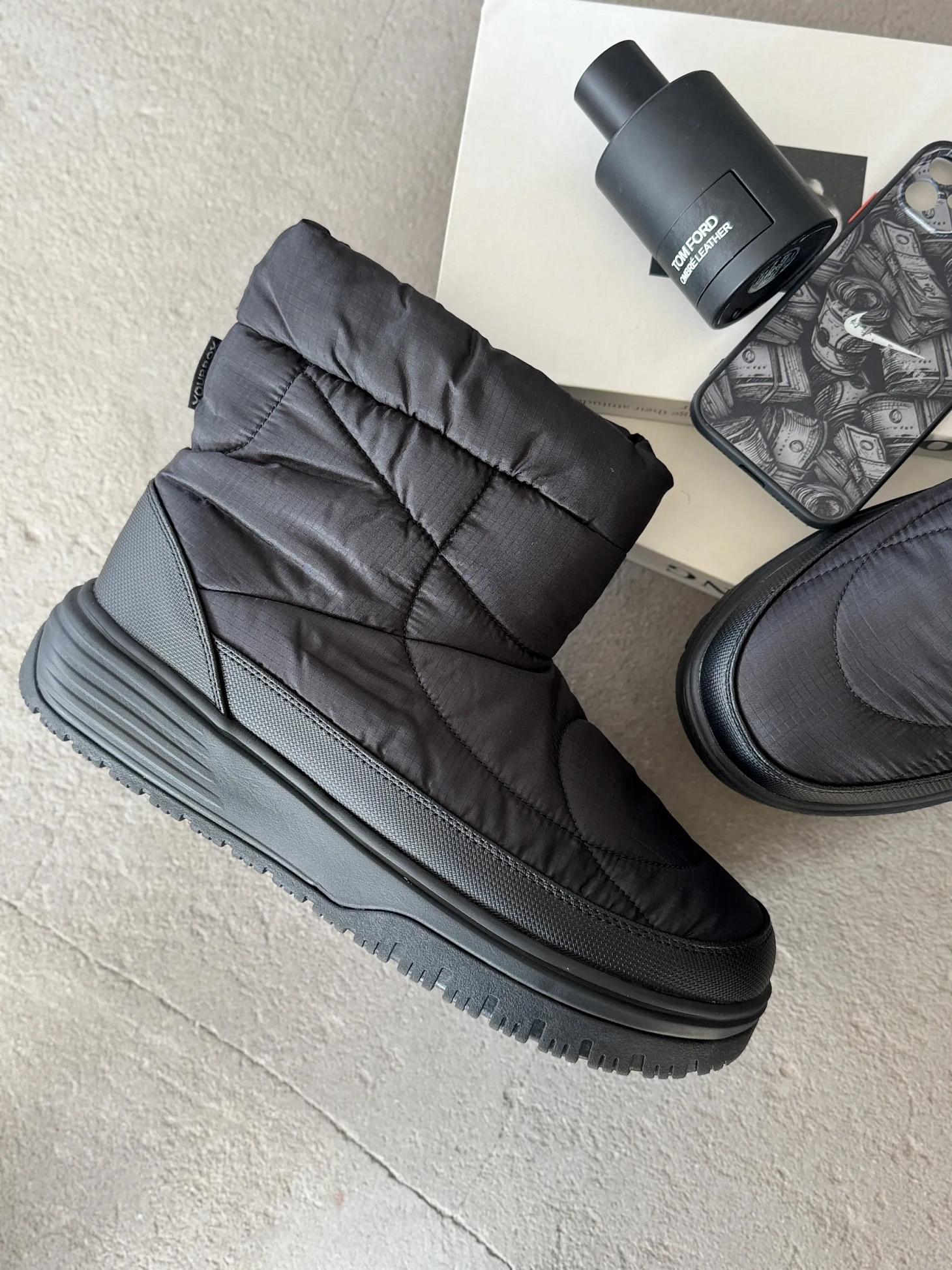 Дутики мужские зимние непромокаемые короткие