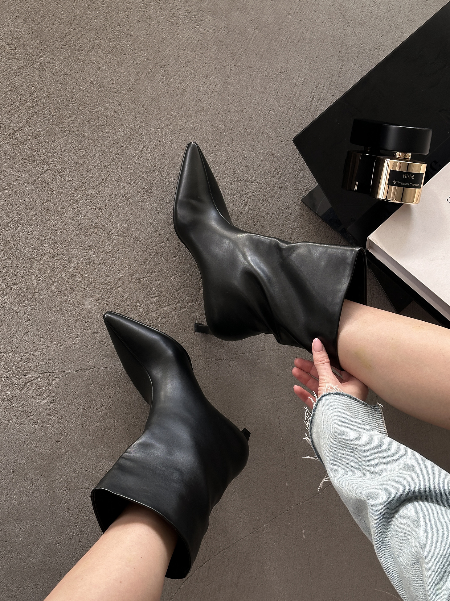 Сапоги женские экокожа