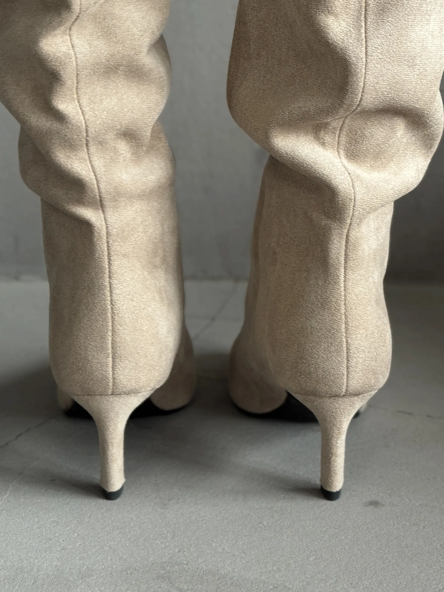 Сапоги женские экозамша