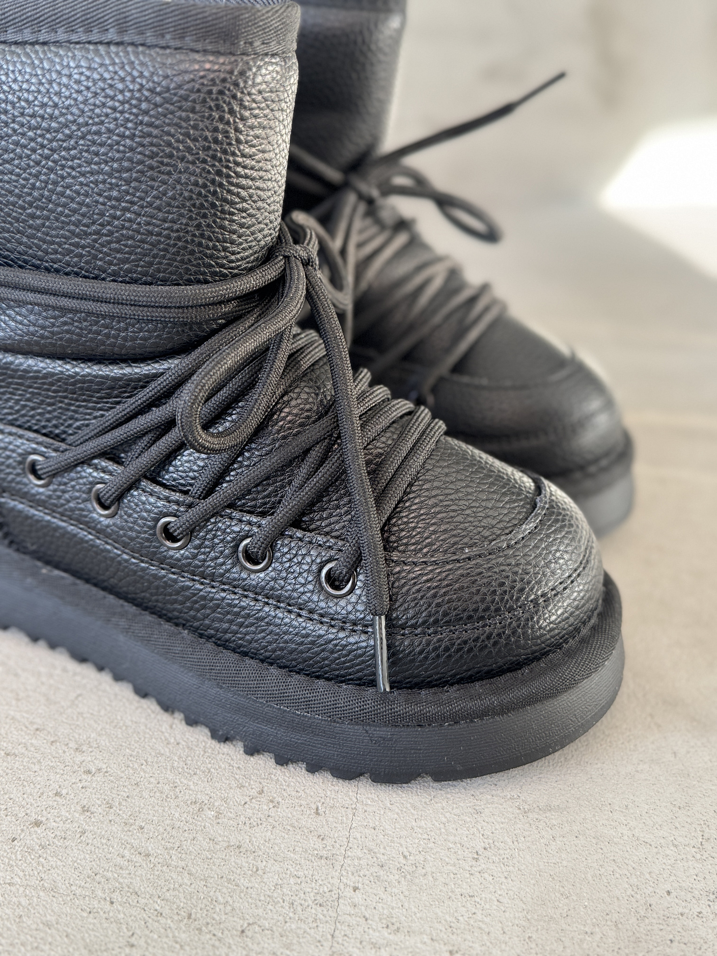 Ботинки детские экокожа шерсть