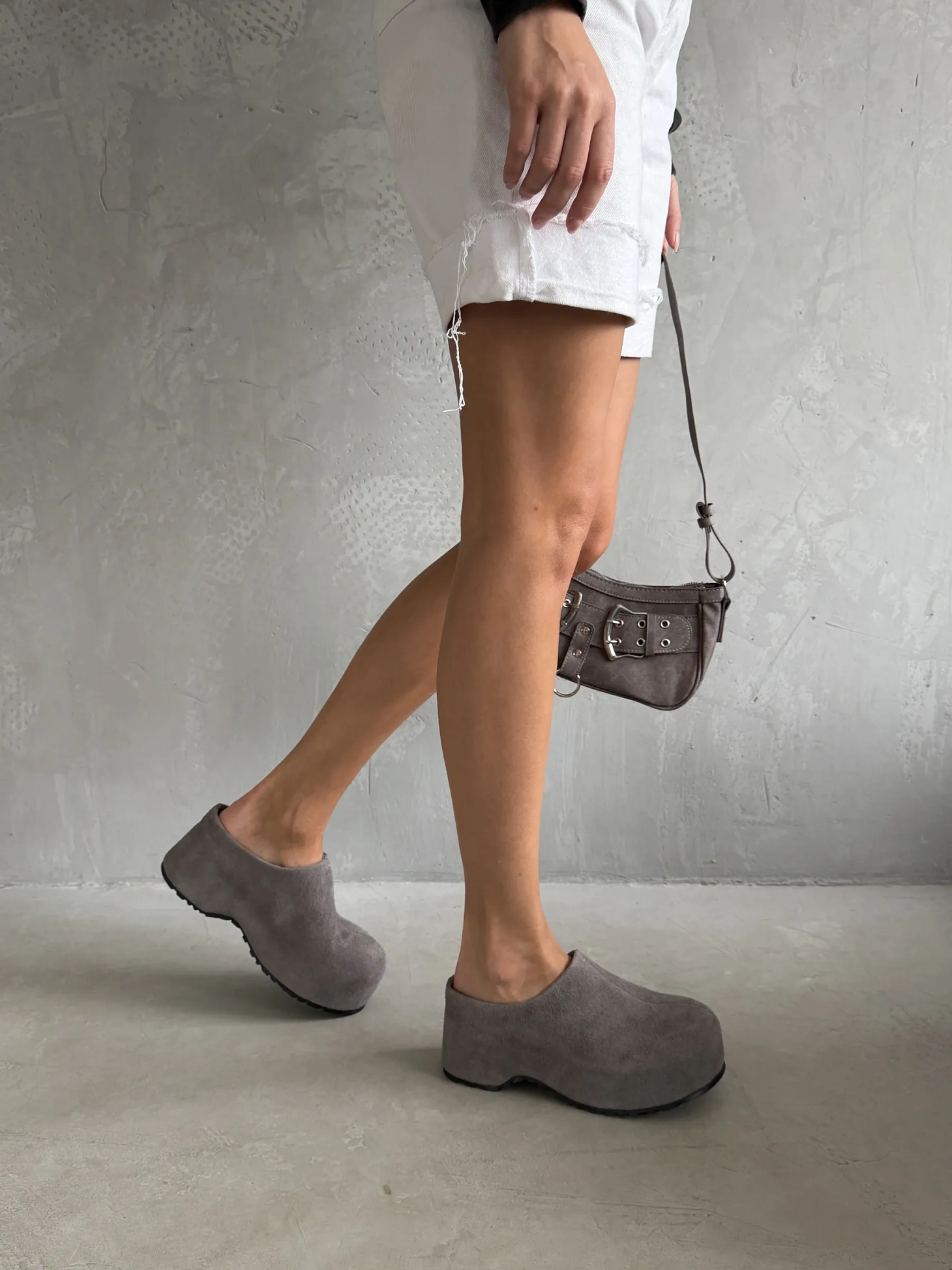 Летние сабо женские на высокой платформе