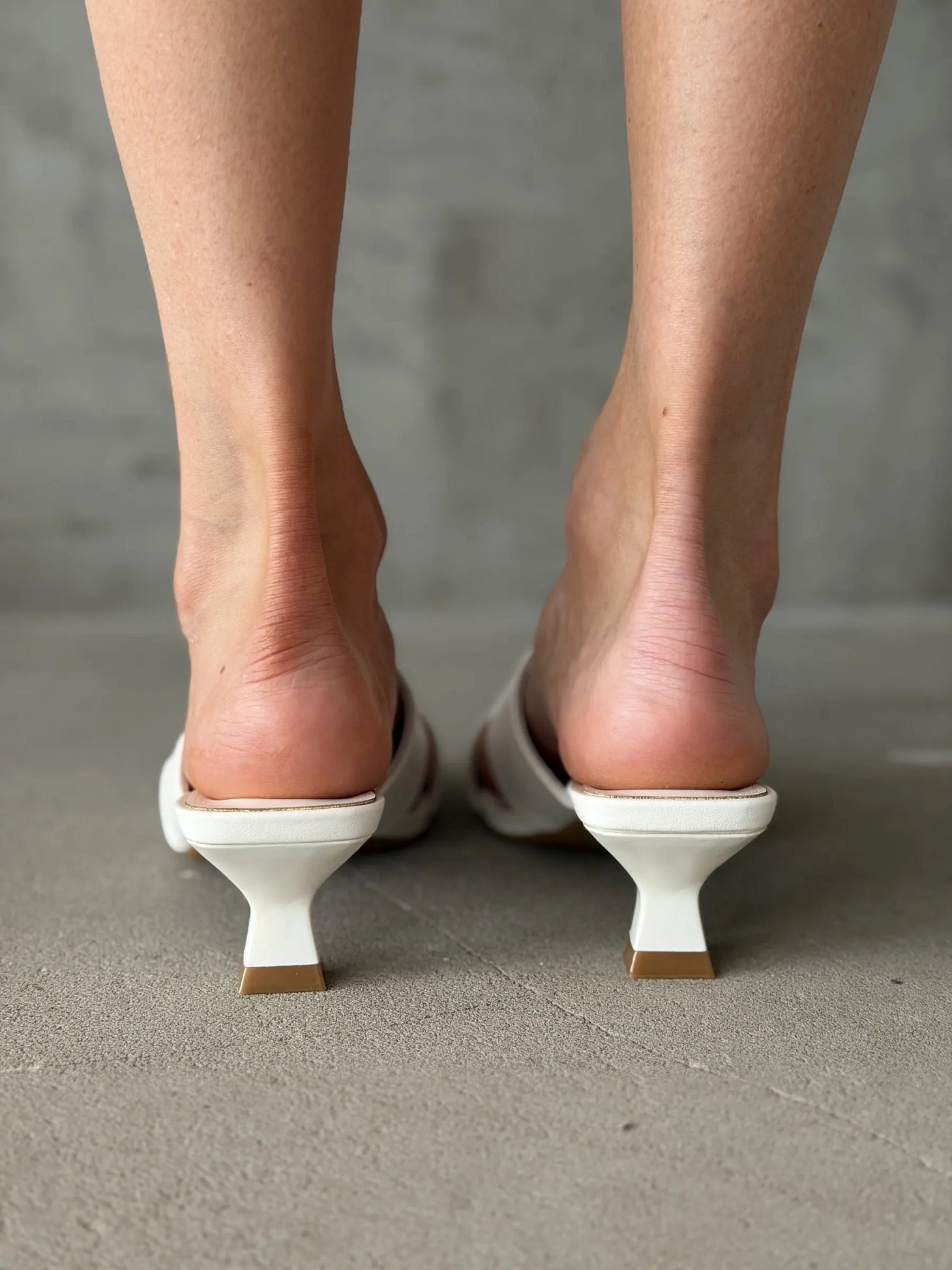 Мюли женские на каблуке летние