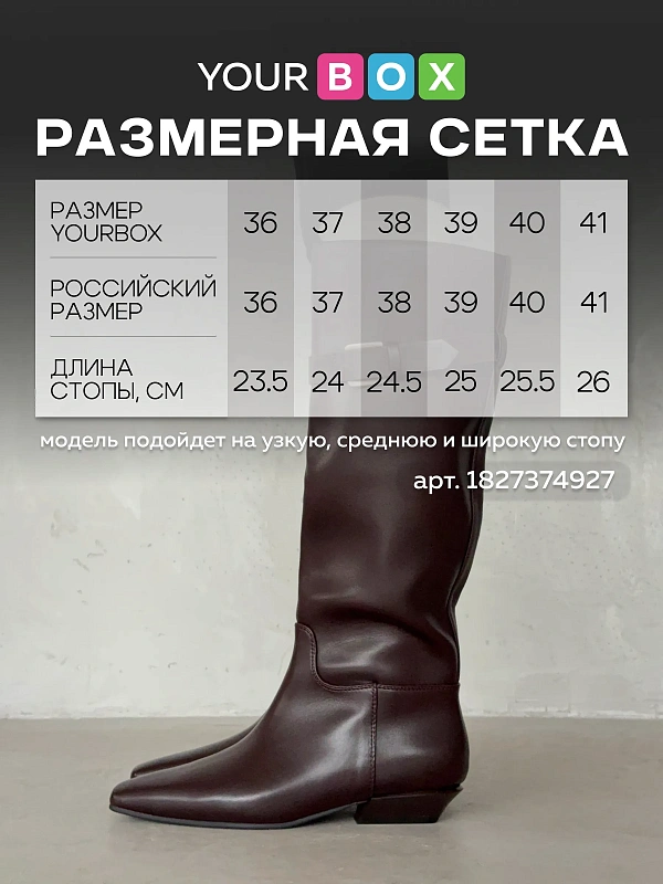 Сапоги женские демисезонные