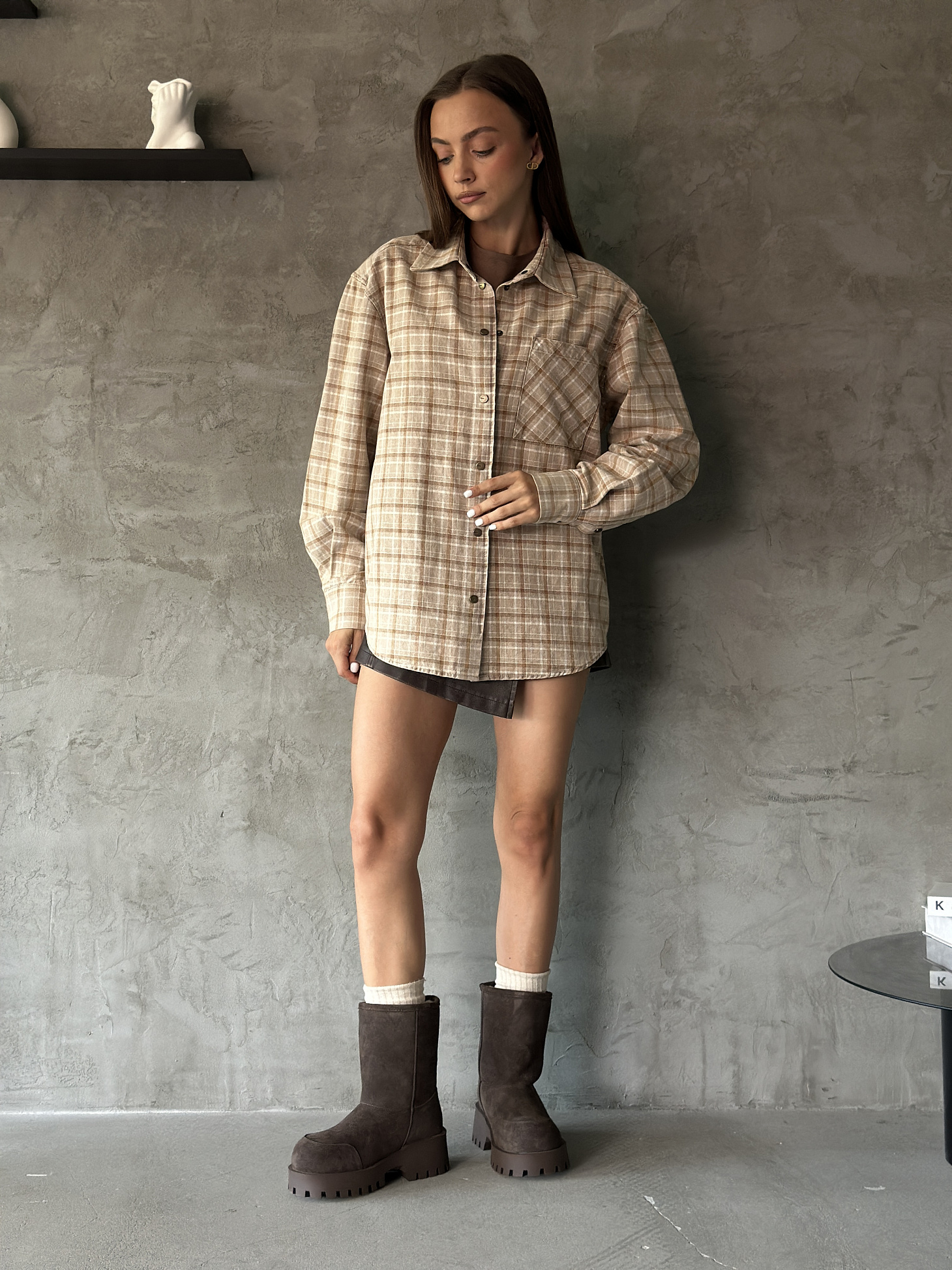 Сапоги женские натуральная замша шерсть