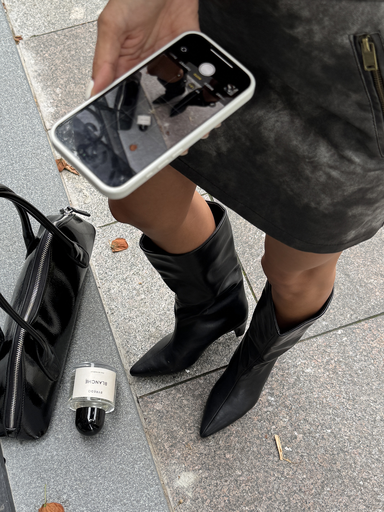 Сапоги женские экокожа