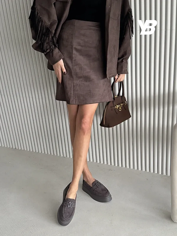 Лоферы женские текстиль