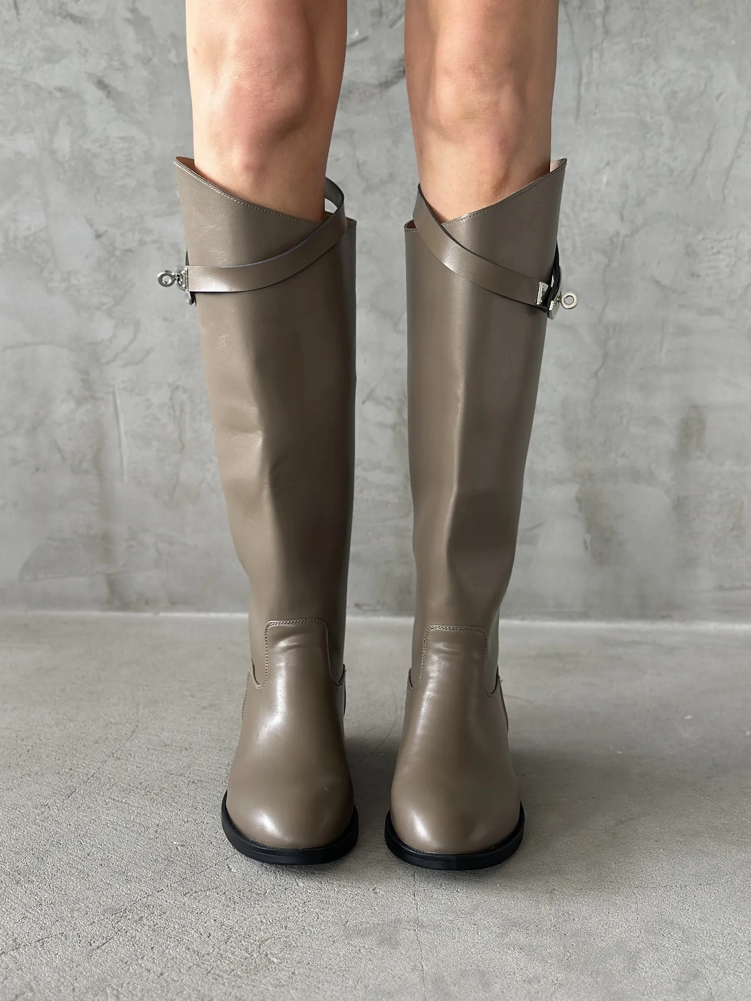 Сапоги женские экокожа